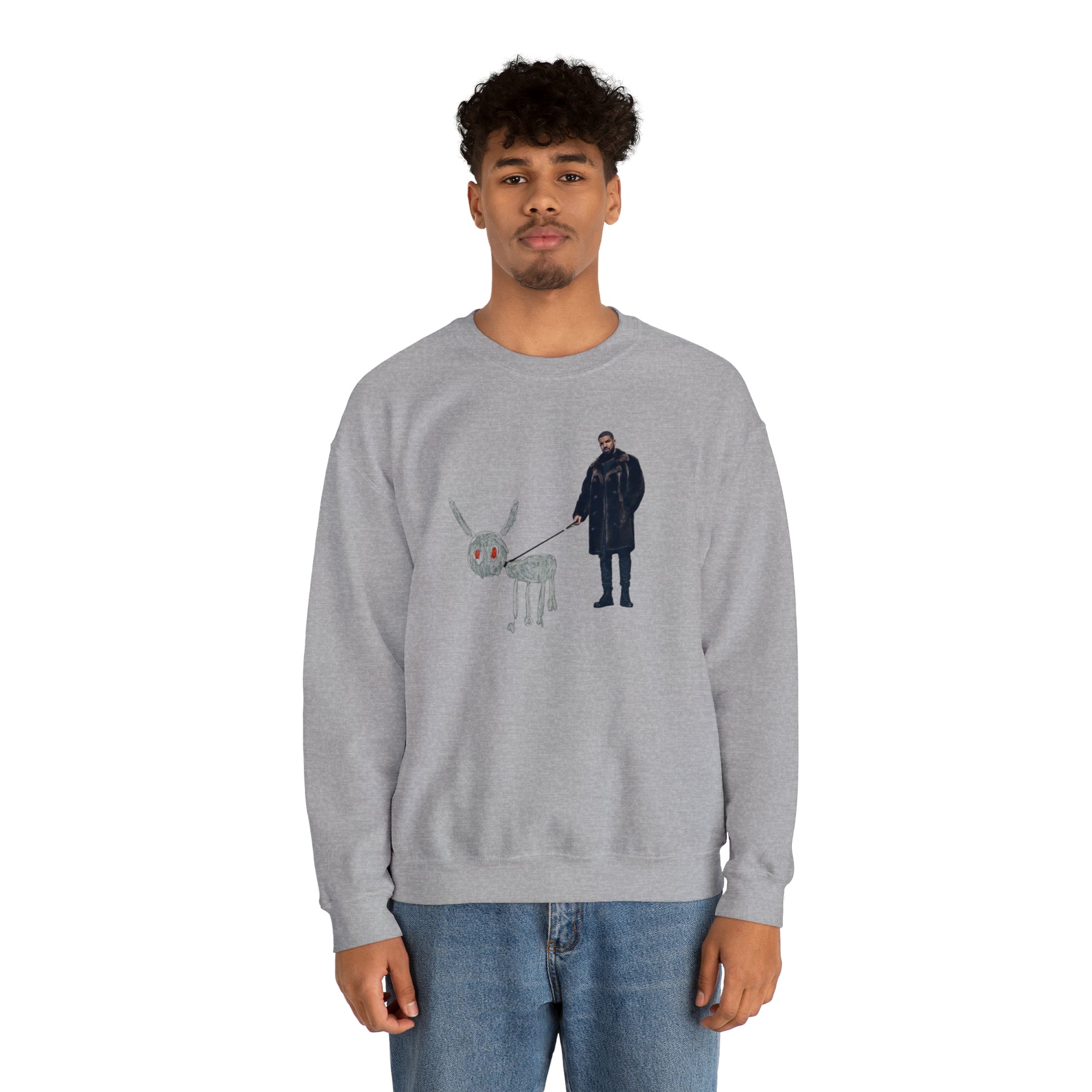 For All The Dogs (Drake) Unisex Heavy Blend™ Crewneck Sweatshirt