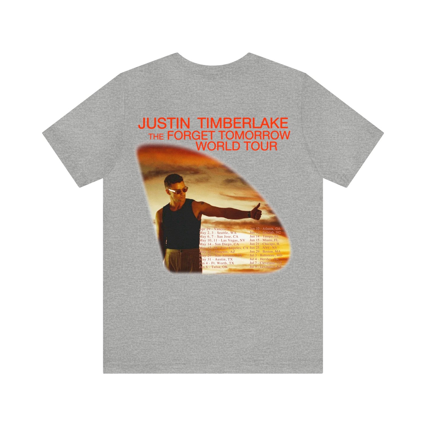 Forget Tomorrow World Tour (Justin Timberlake 2024) Shirt