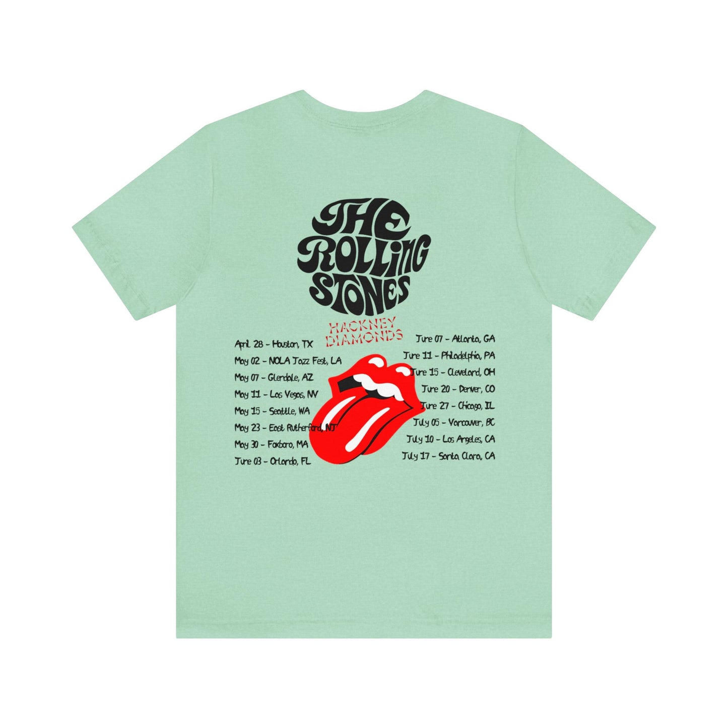 The Rolling Stones HACKNEY DIAMONDS 2024 Tour Shirt