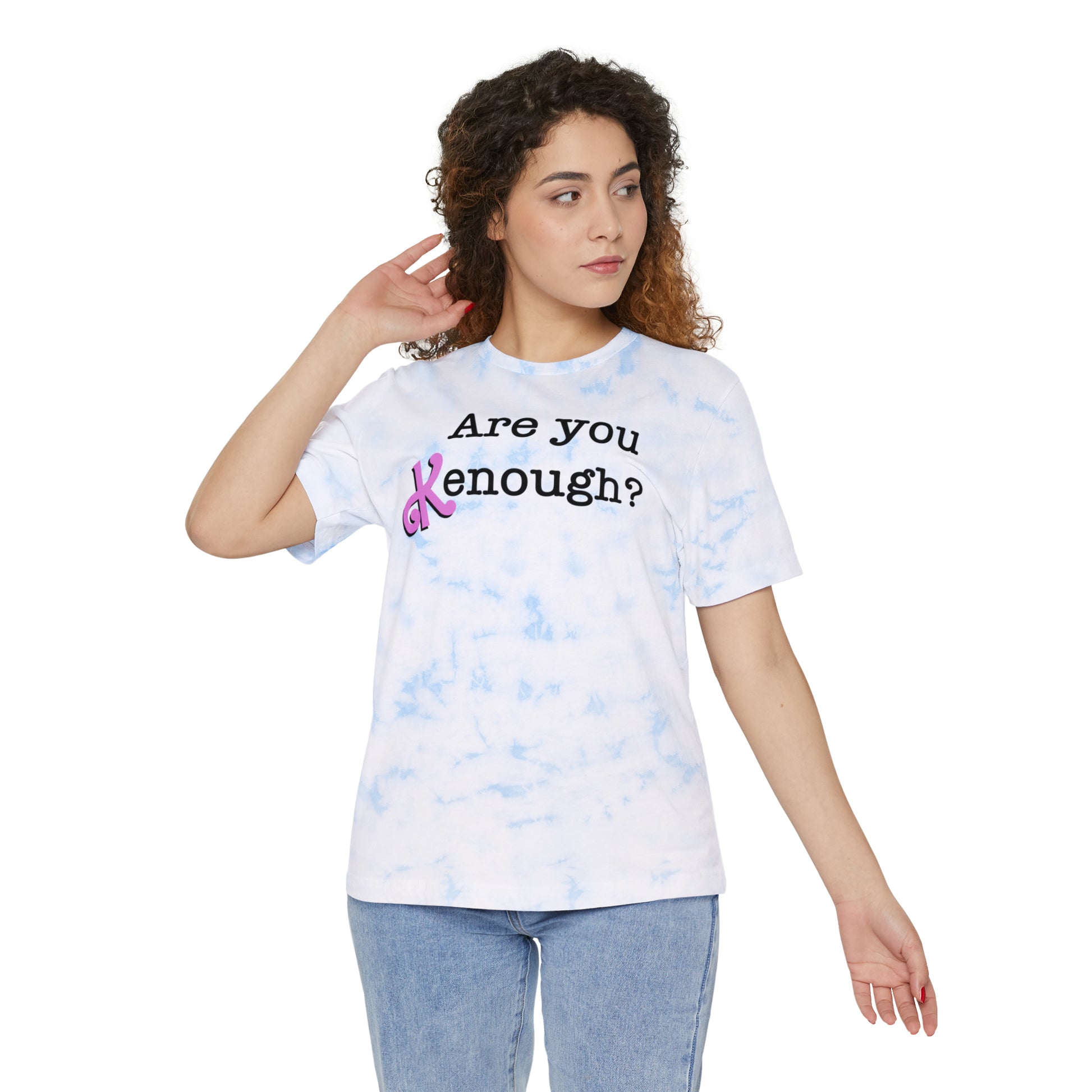 "ARE YOU KENOUGH" Tie-Dyed Barbie & Ken T-Shirt