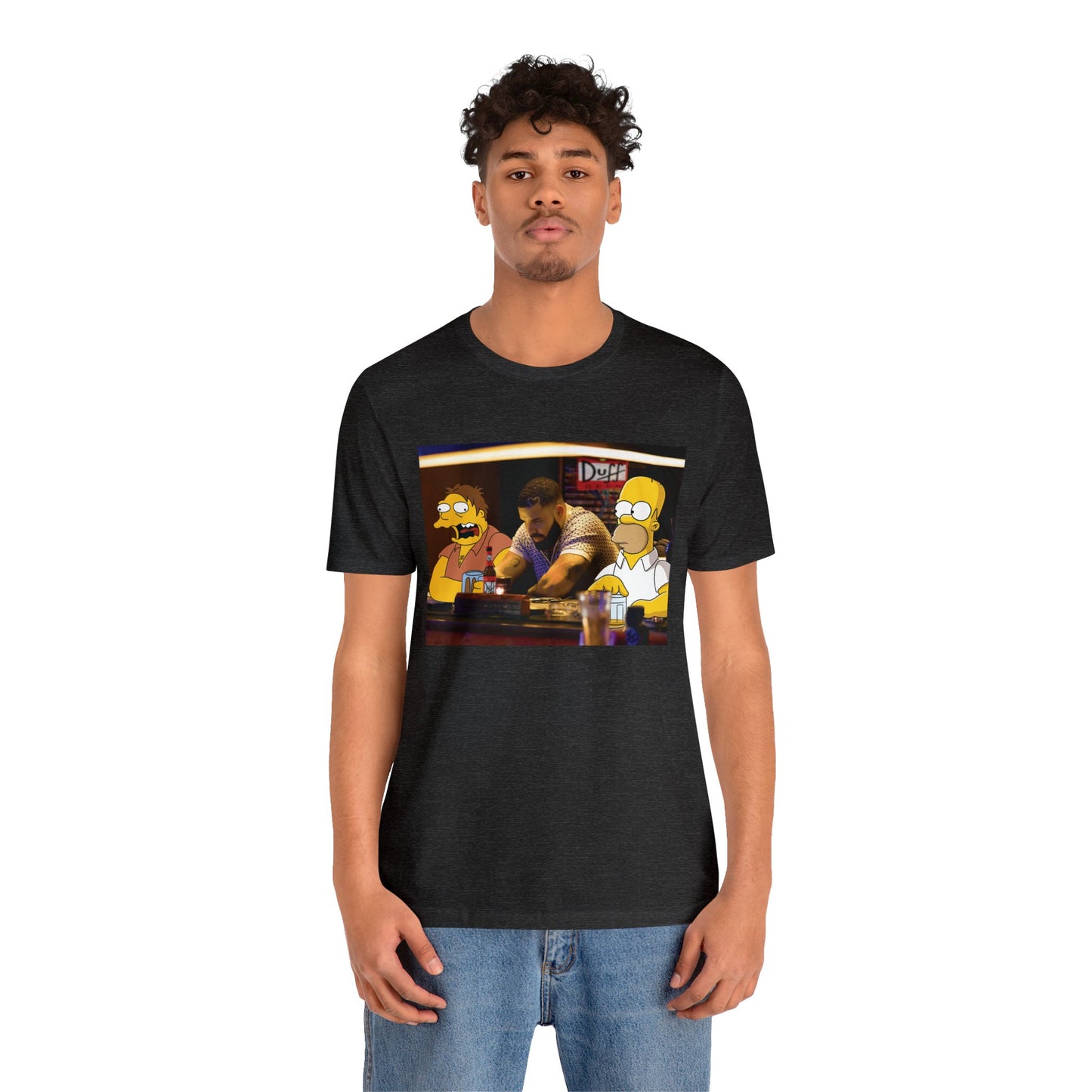 Drake at Moe's Unisex Jersey Short Sleeve TeeDrake at Moe's Simpsons Duff Unisex Jersey Tee