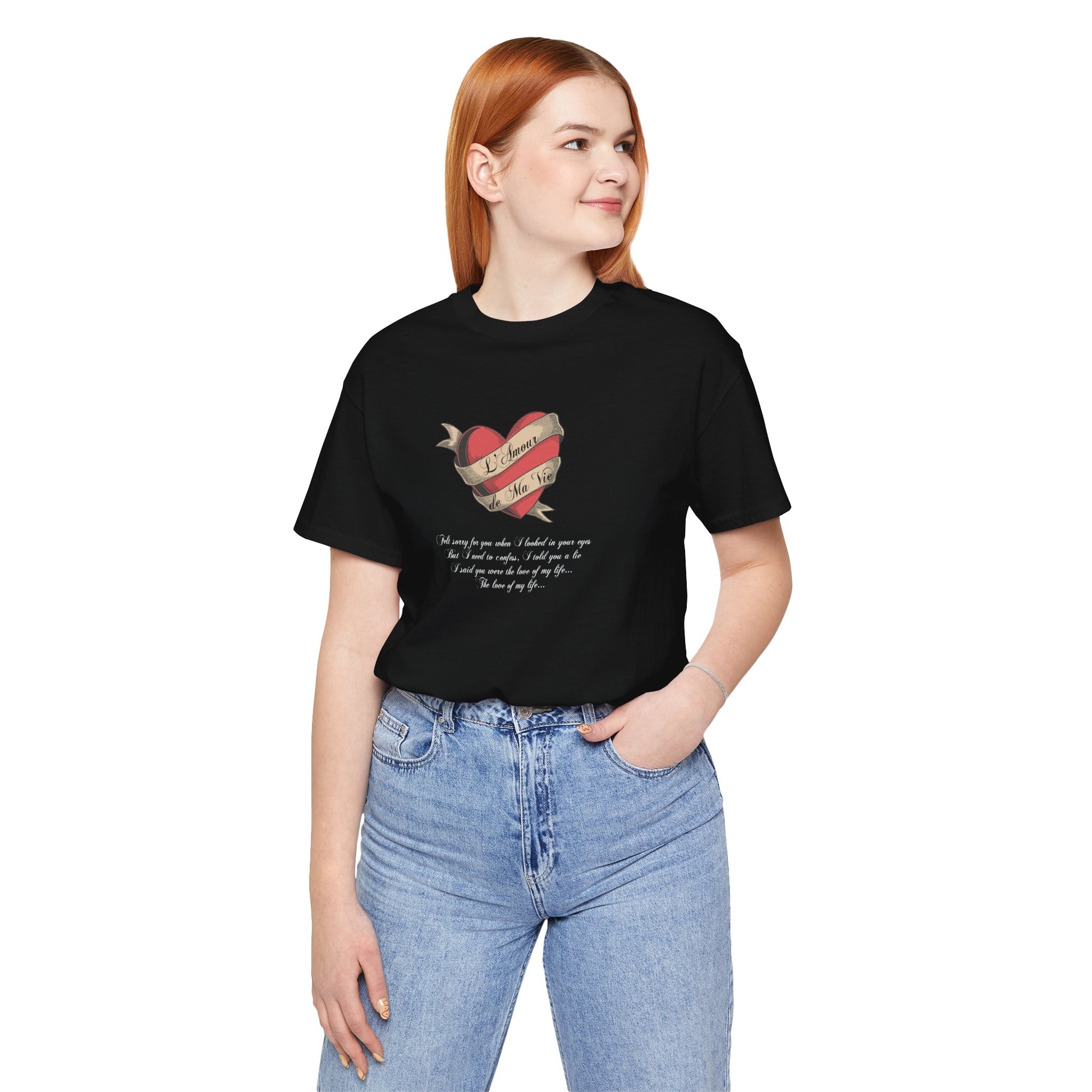 L'Amour de Ma Vie Lyrics Unisex Shirt (Billie Eilish - Hit Me Hard and Soft 2024 Album)