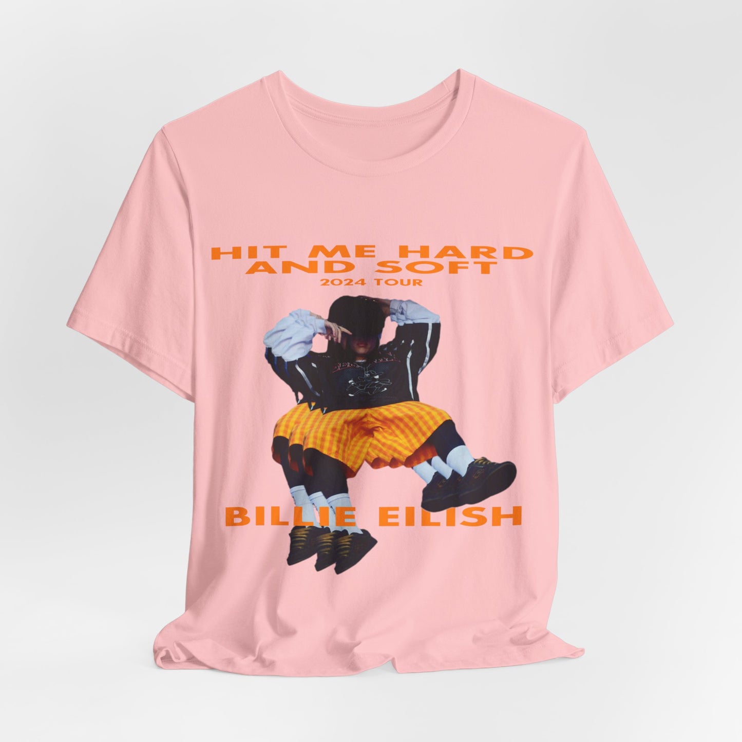 Billie Eilish Hit Me Hard and Soft 2024 Tour Double Sided Unisex Jersey Short Sleeve Tee