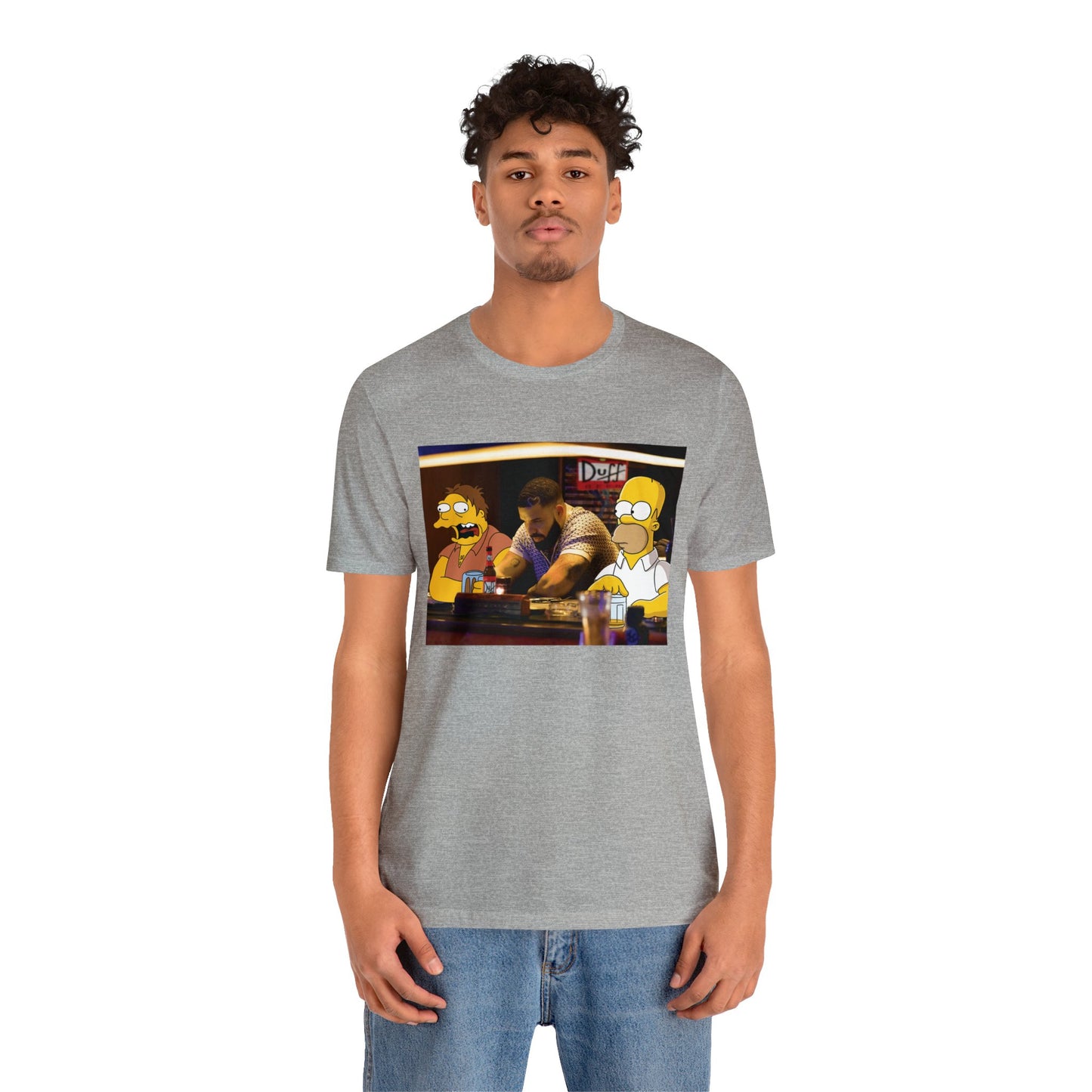 Drake at Moe's Unisex Jersey Short Sleeve TeeDrake at Moe's Simpsons Duff Unisex Jersey Tee