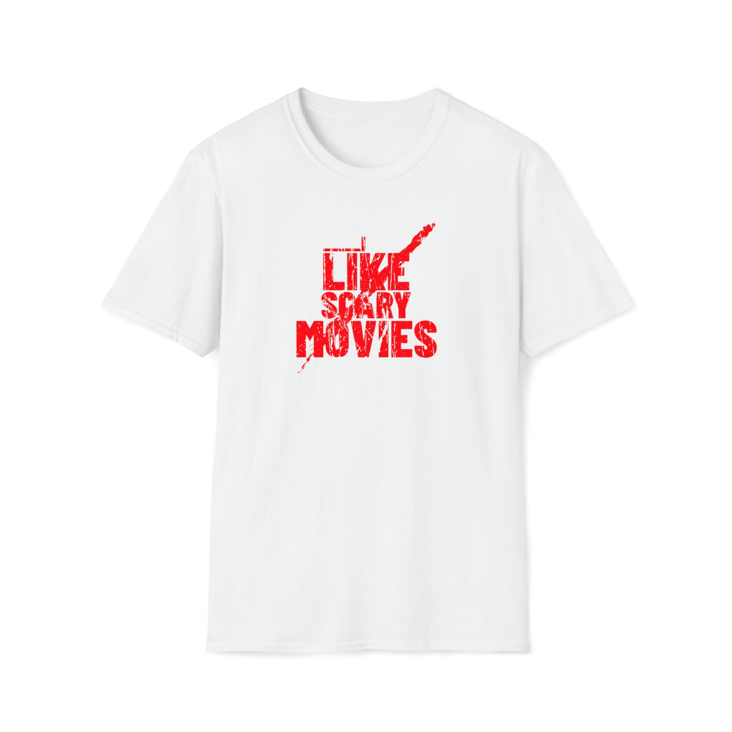 "I like scary movies" halloween spooky season unisex T-Shirt