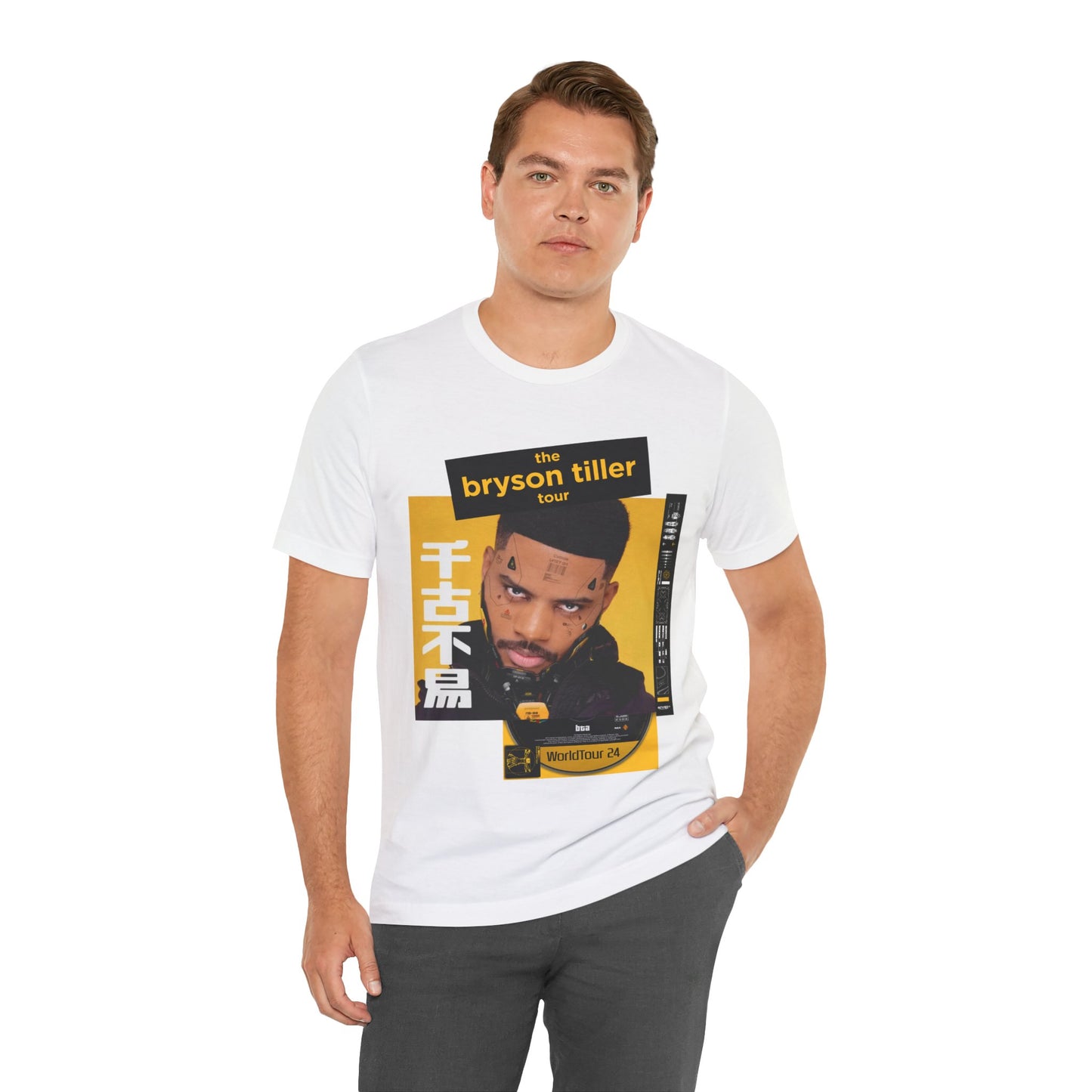 Bryson Tiller 2024 Tour (Double Sided With Dates) Unisex Shirt