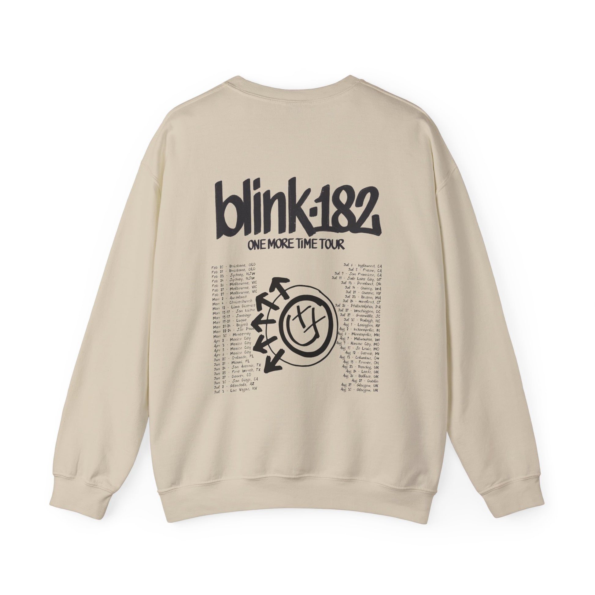 One More Time 2024 World Tour (Blink 182) Sweatshirt