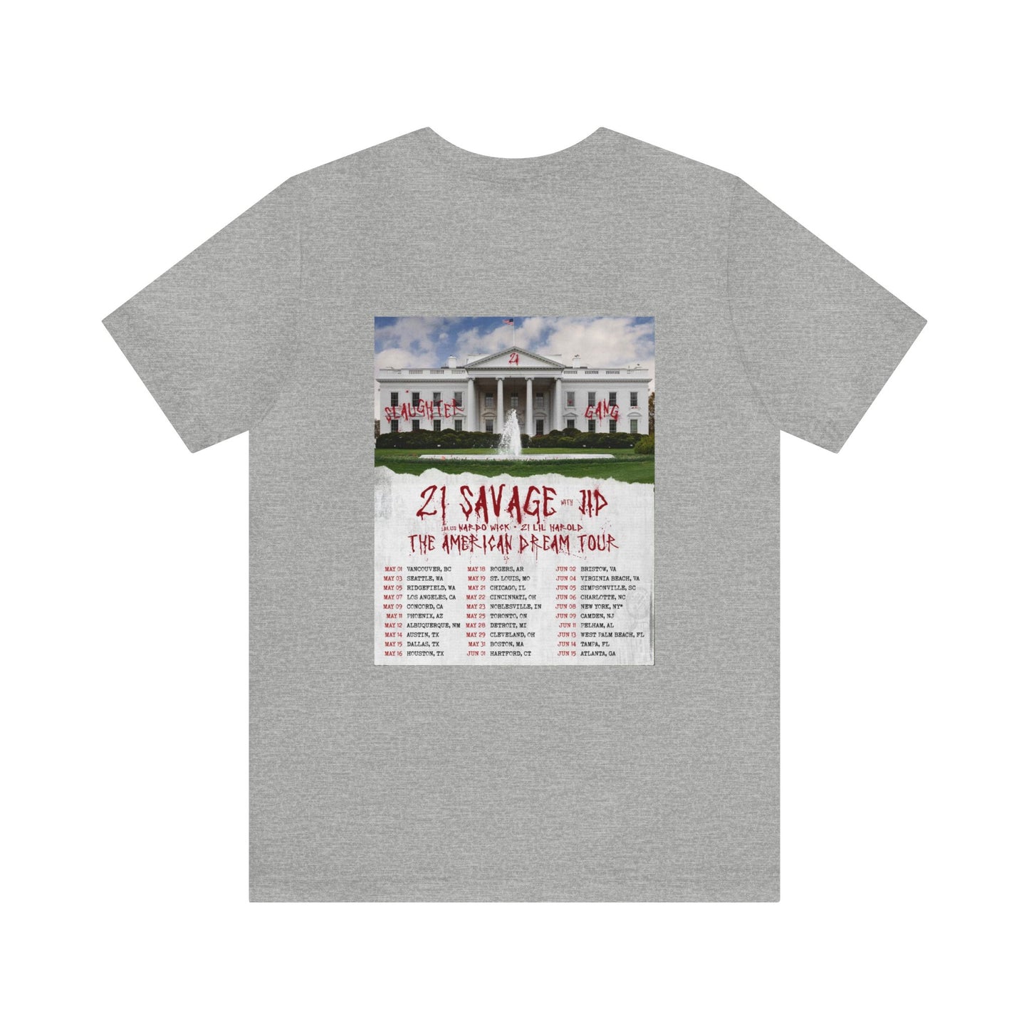 21 Savage THE AMERICAN DREAM Tour (2024) Shirt