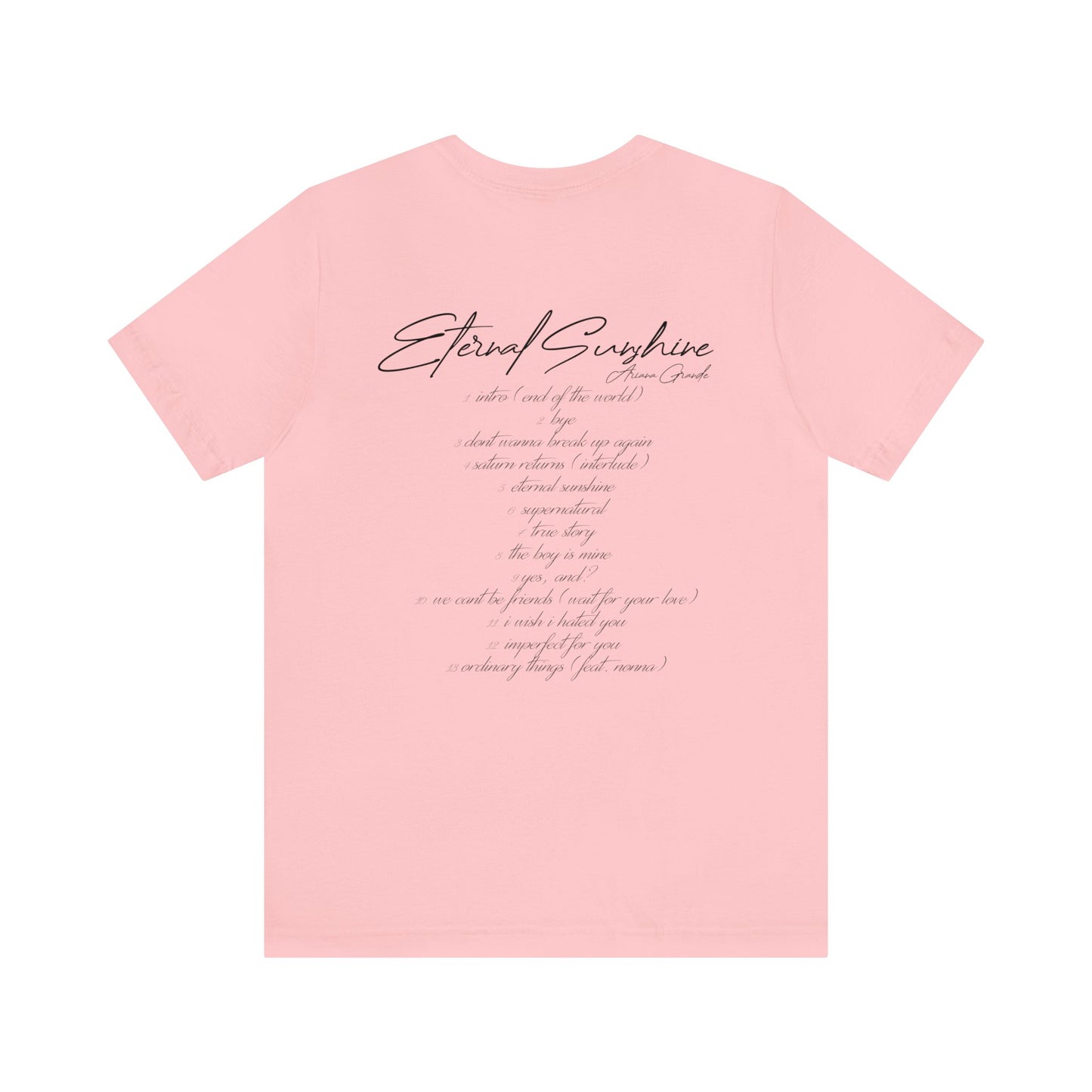 Eternal Sunshine Tracklist (Ariana Grande 2024) Unisex Shirt