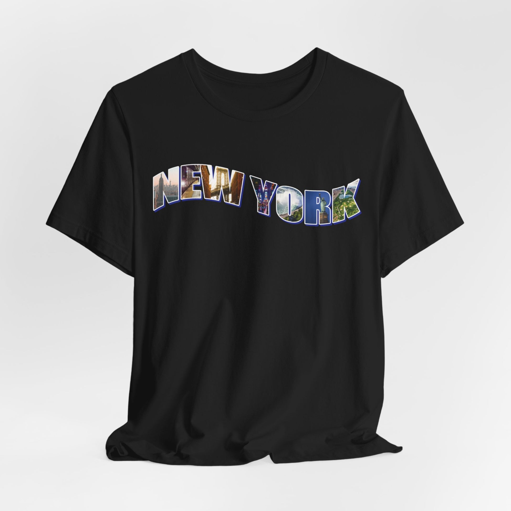 New York State Collage Unisex Jersey Short Sleeve Tee