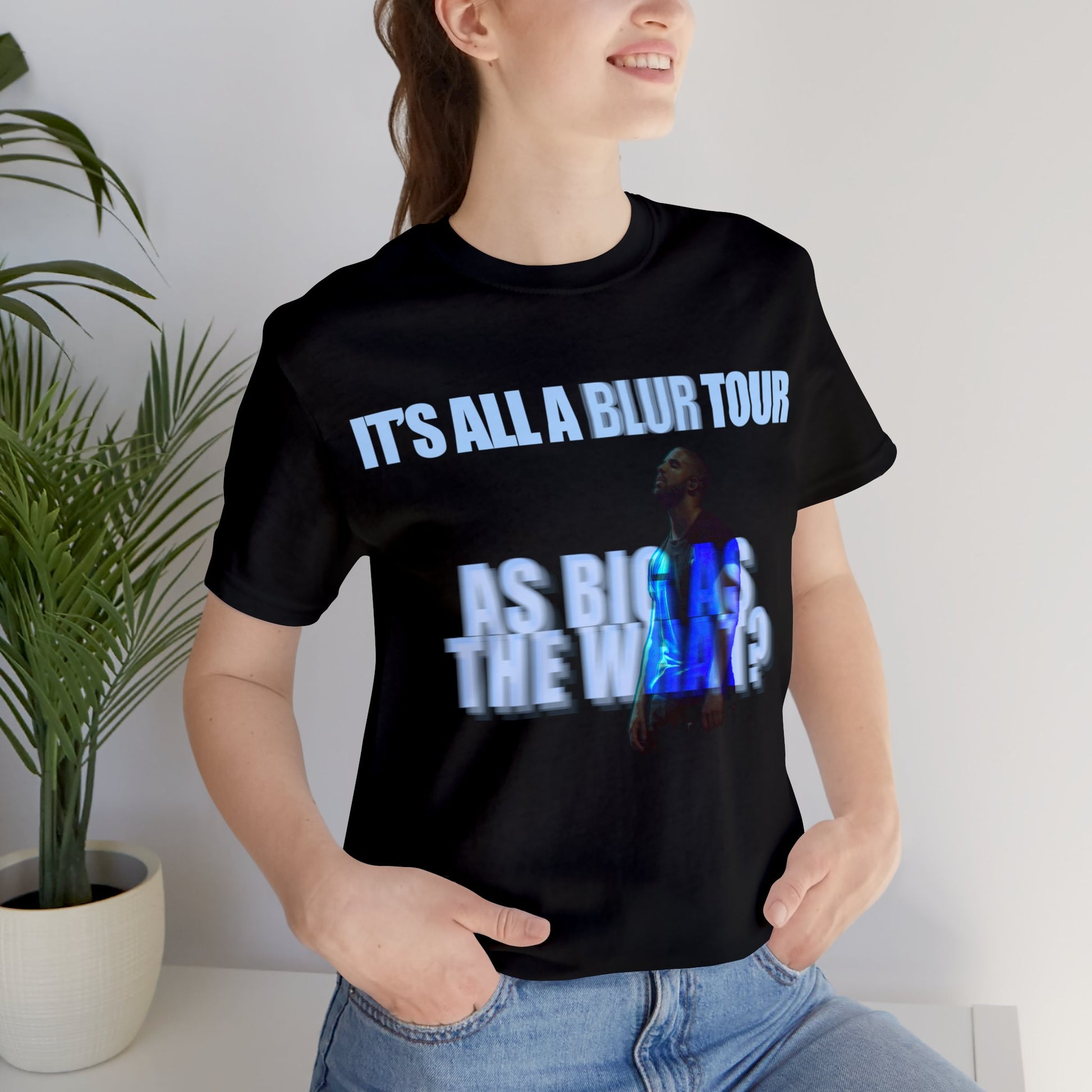 It's All a Blur 2024 TOUR (Drake) Unisex Jersey Short Sleeve Tee