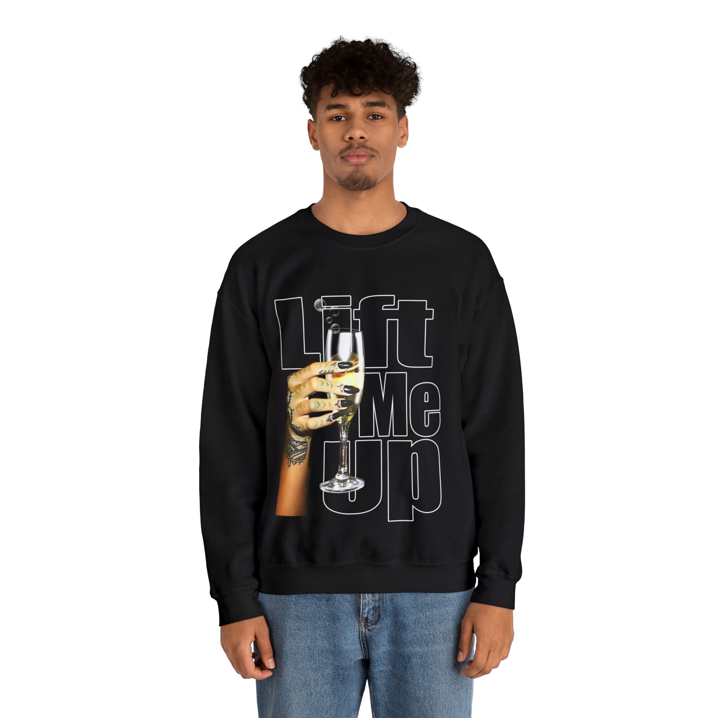 Lift Me Up (Rihanna) Cheers Unisex Crewneck Sweatshirt