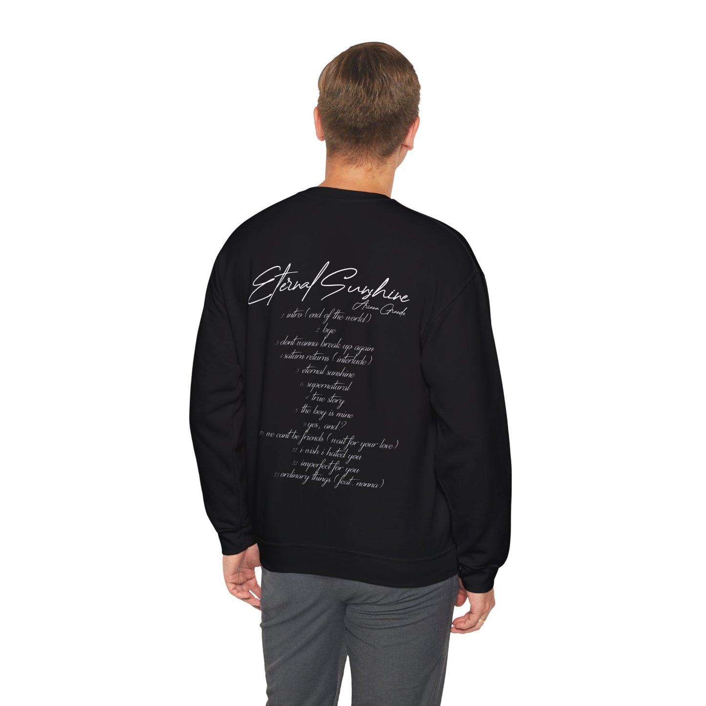 Eternal Sunshine Tracklist (Ariana Grande 2024) Unisex Sweatshirt