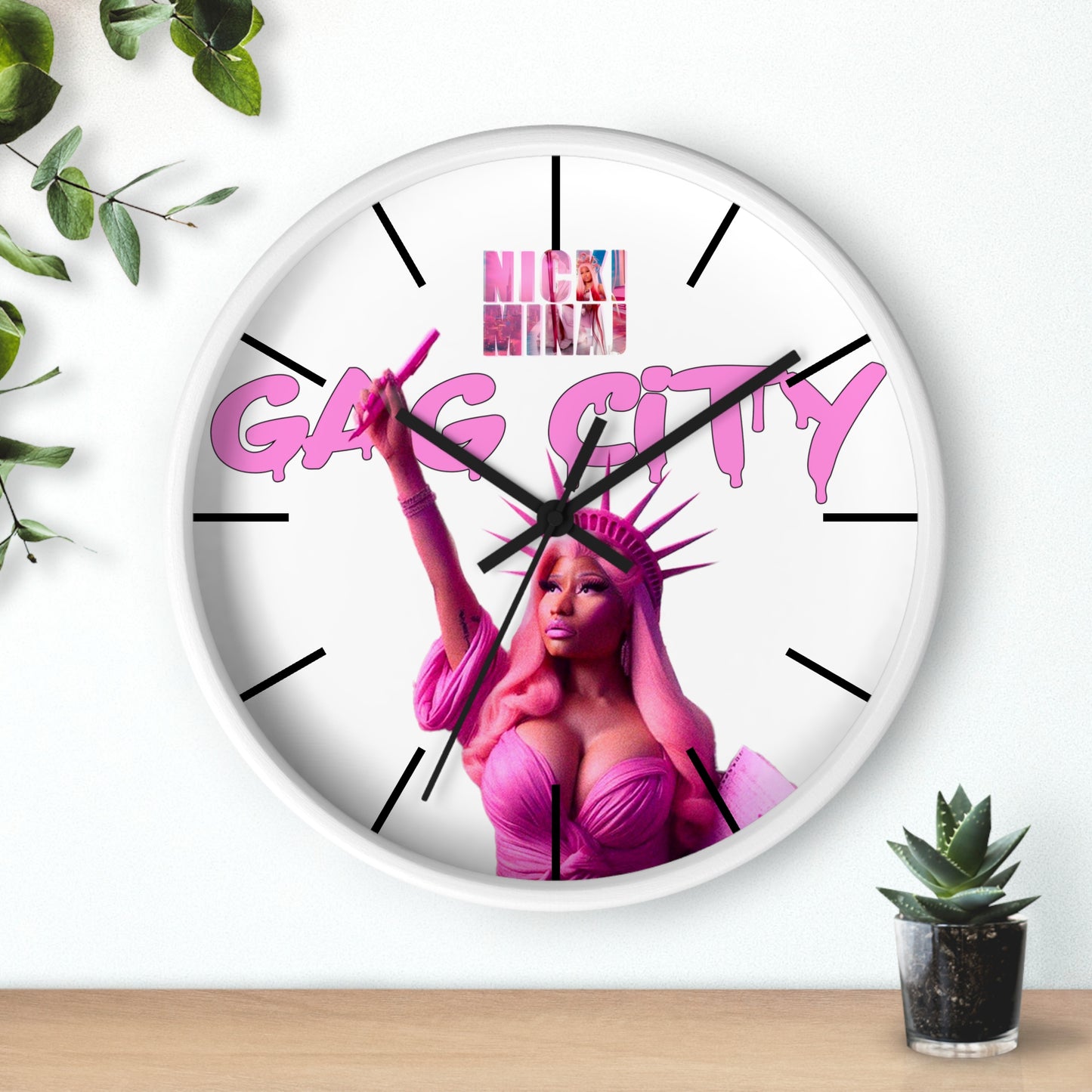 Nicki Minaj Pink friday 2 gag city Wall Clock