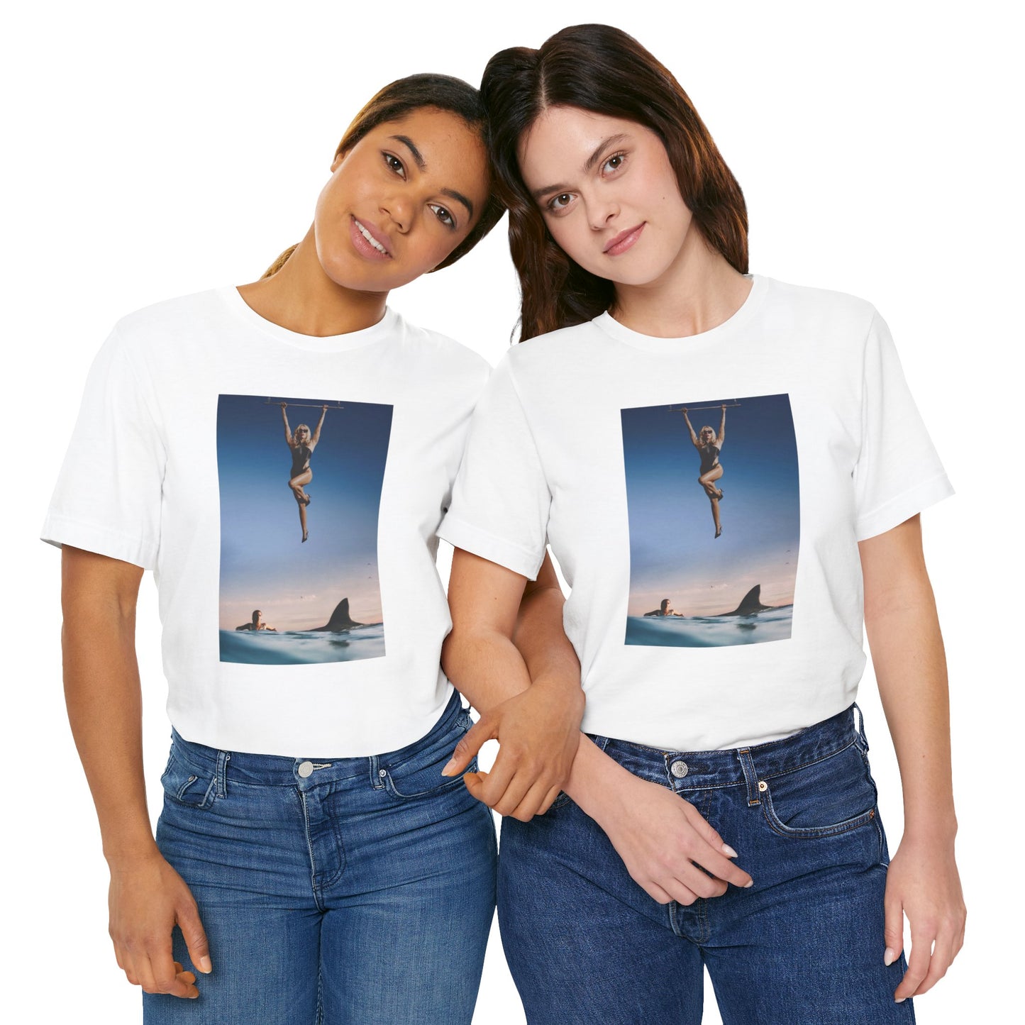 Dua Lipa x Miley (Radical Optimism Funny Spoof) Unisex Jersey Short Sleeve Tee