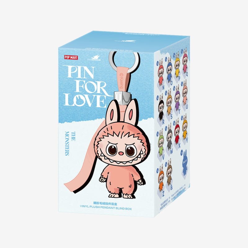The Monsters: Pin For Love labubu plush -Confirmed Box! (A-Z)