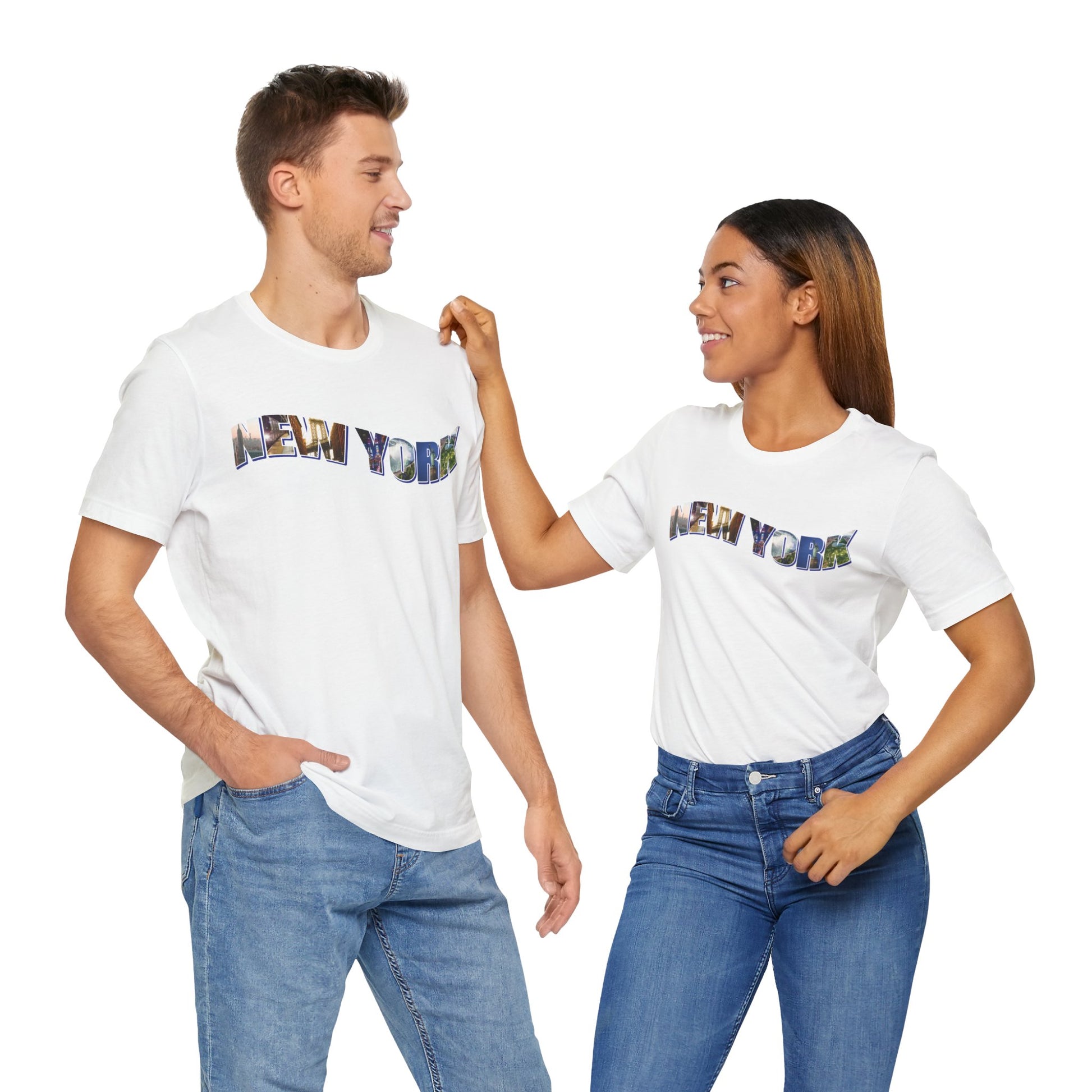 New York State Collage Unisex Jersey Short Sleeve Tee