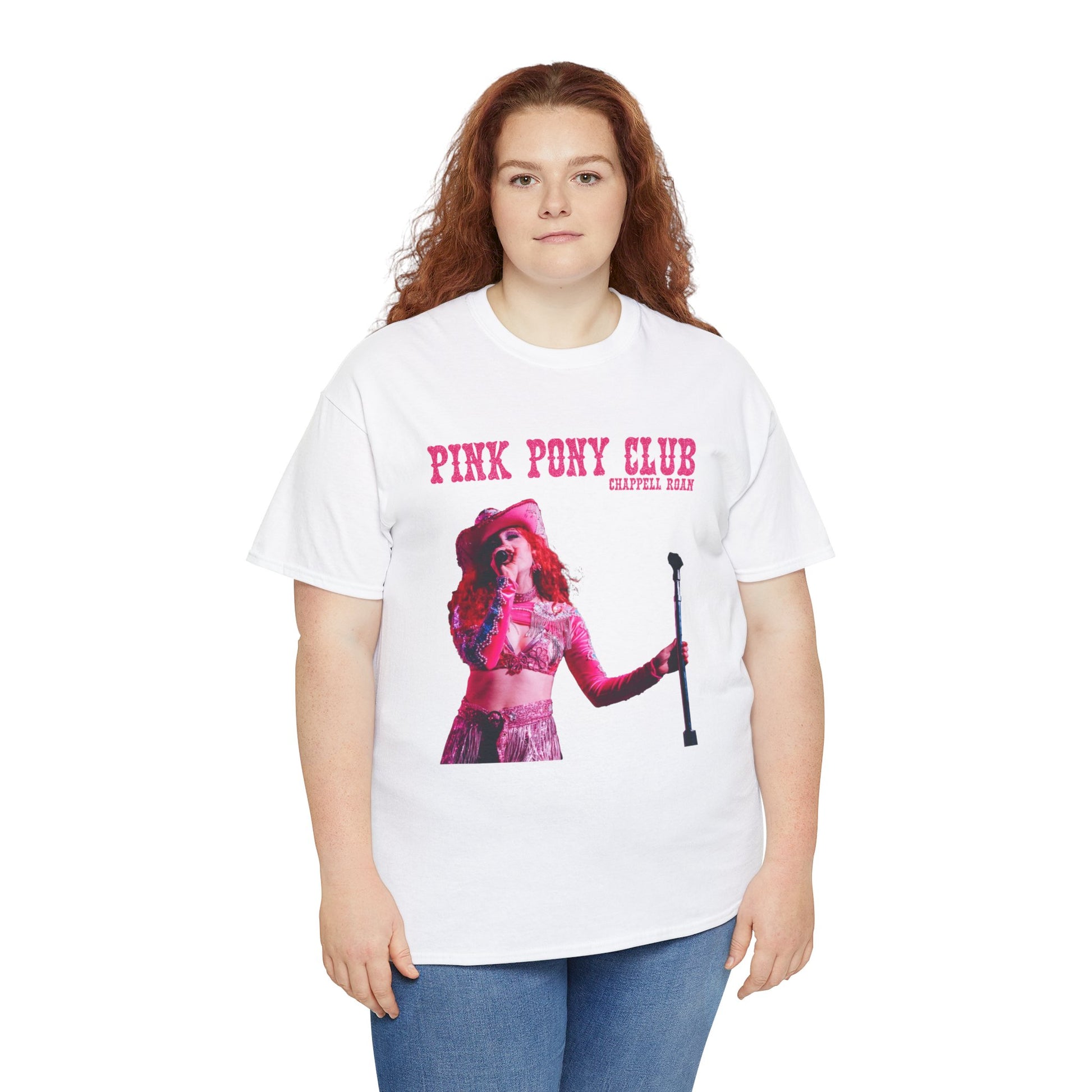 Pink Pony Club (Chappell Roan) Unisex Heavy Cotton Tee