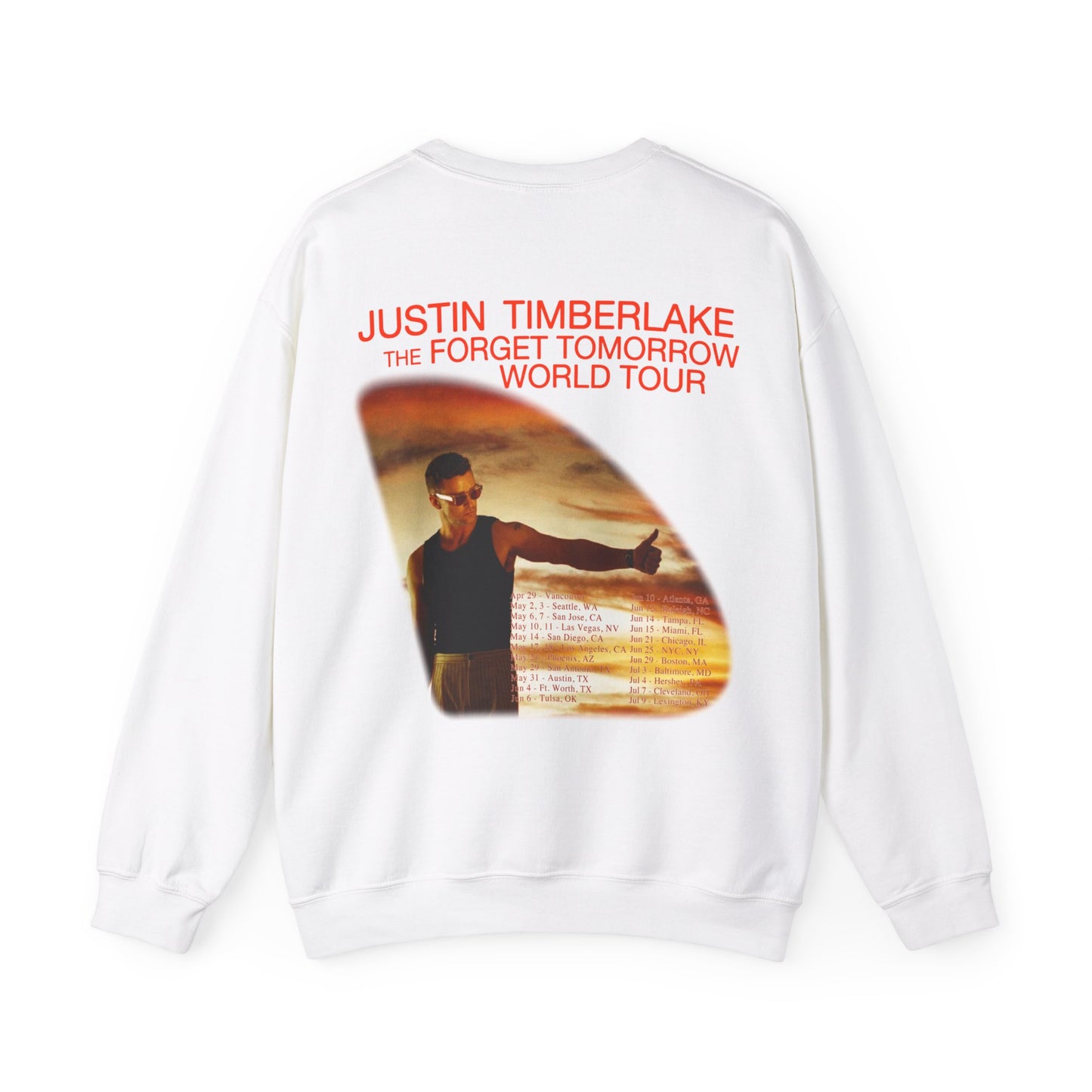 Forget Tomorrow Tour (Justin Timberlake 2024) Sweatshirt