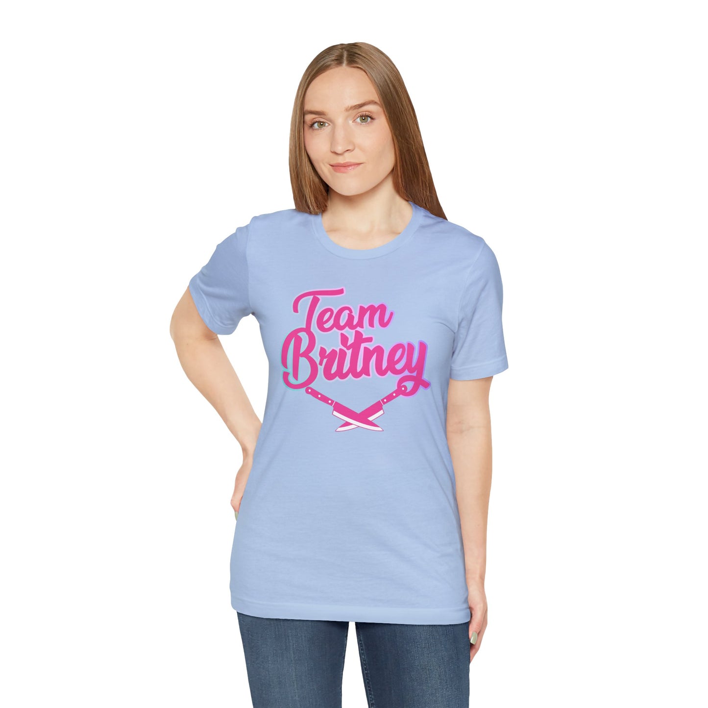 Team Britney (Knives) Unisex Jersey Short Sleeve Tee