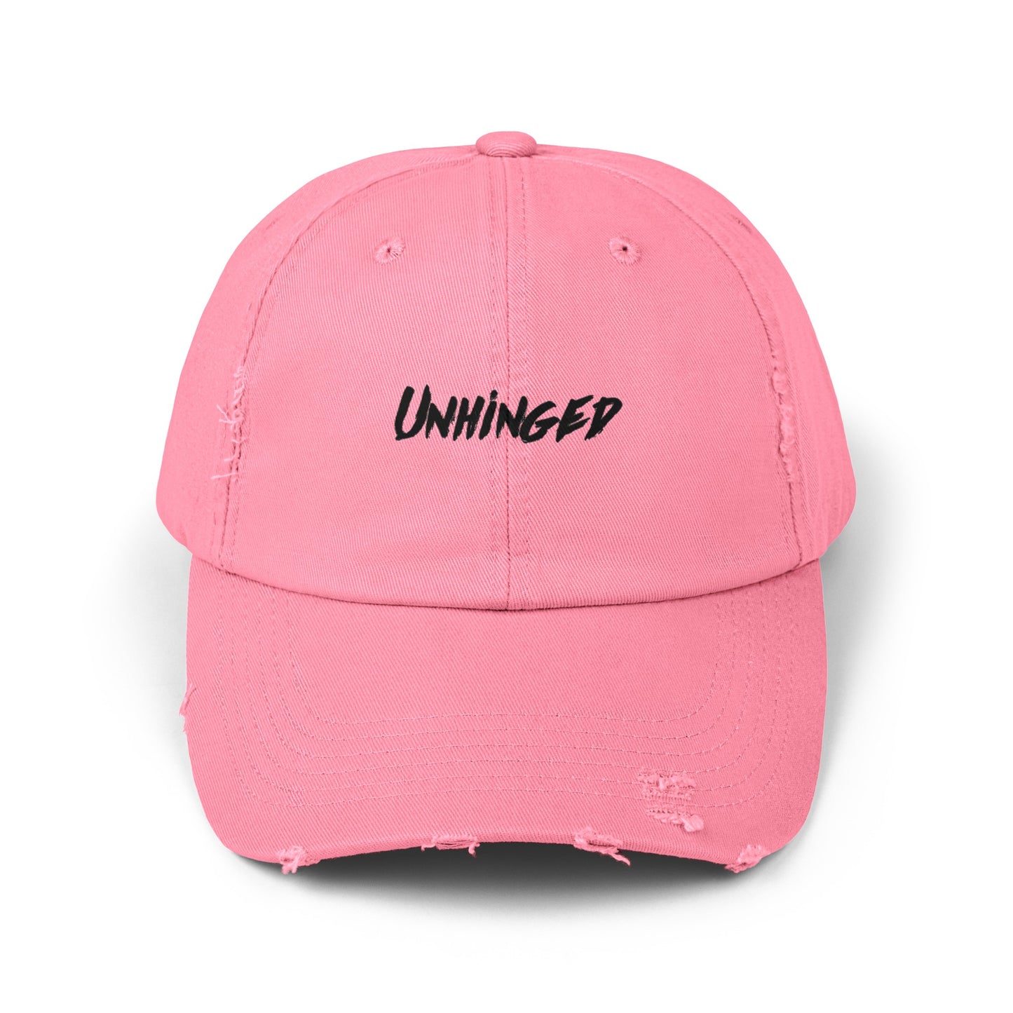 Unhinged Unisex Distressed Cap