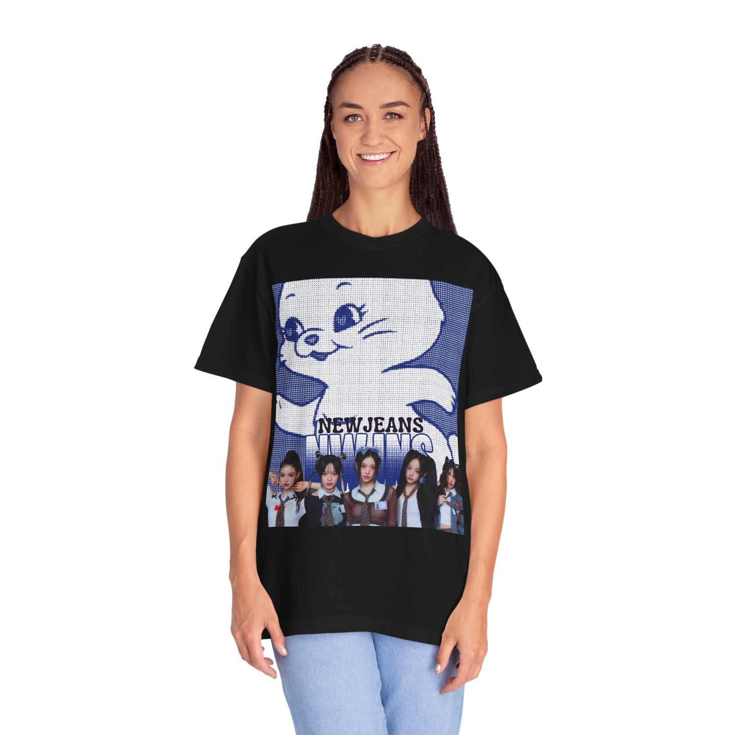 New Jeans Kpop girlgroup Unisex Garment-Dyed T-shirt