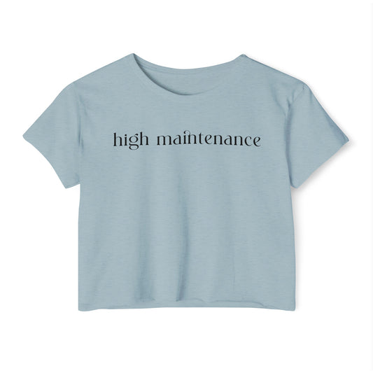 High Maintenance Women's Festival Crop Top