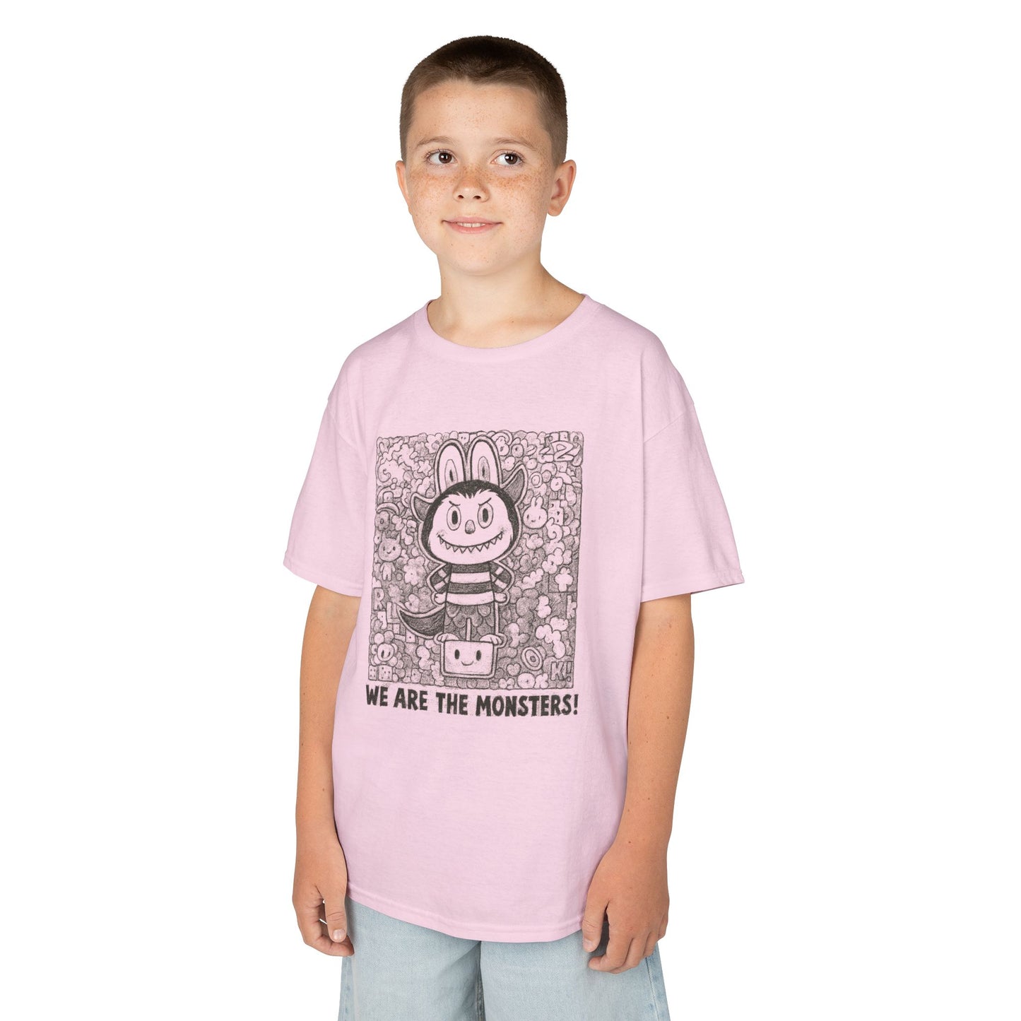 We Are The Monsters! (Sketch Labubu-Inspired) Kid's Unisex Shirt