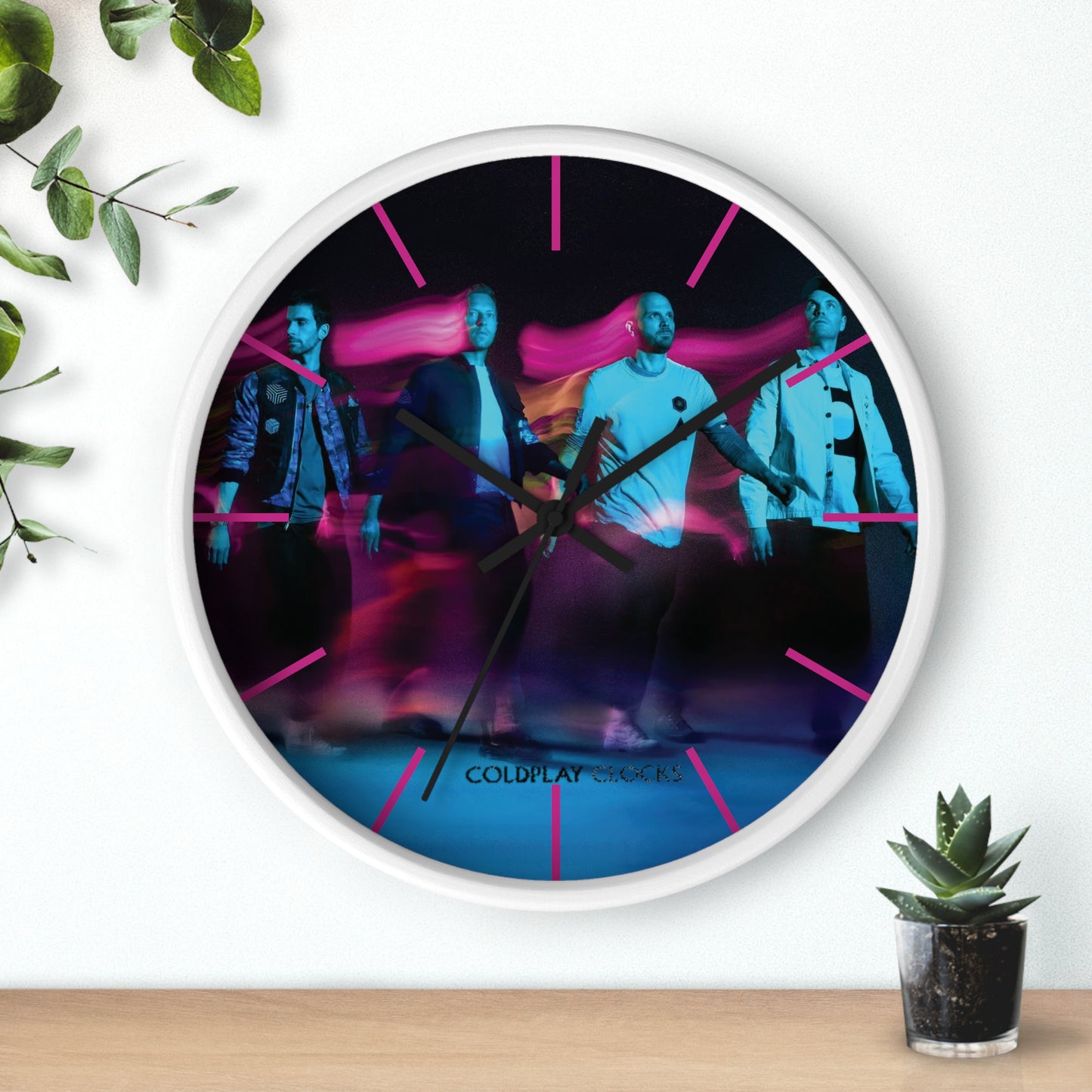 Coldplay band clocks song 2024 Wall Clock