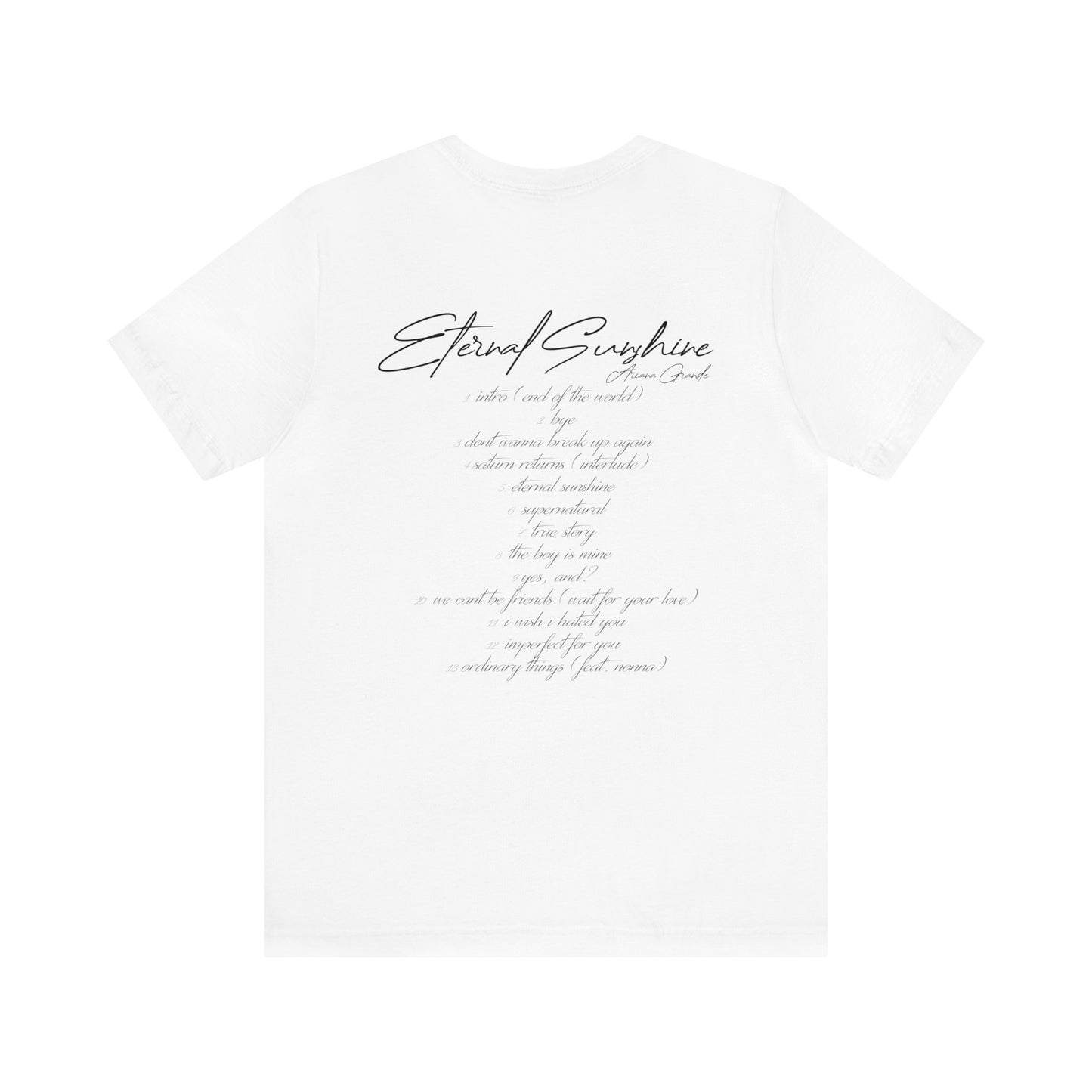 Eternal Sunshine Tracklist (Ariana Grande 2024) Unisex Shirt