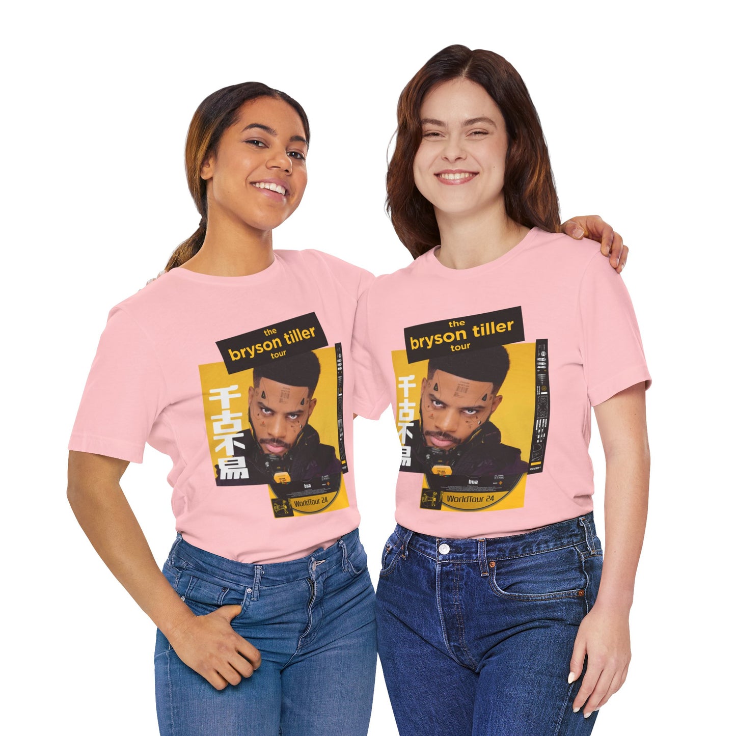 Bryson Tiller 2024 Tour (Double Sided With Dates) Unisex Shirt