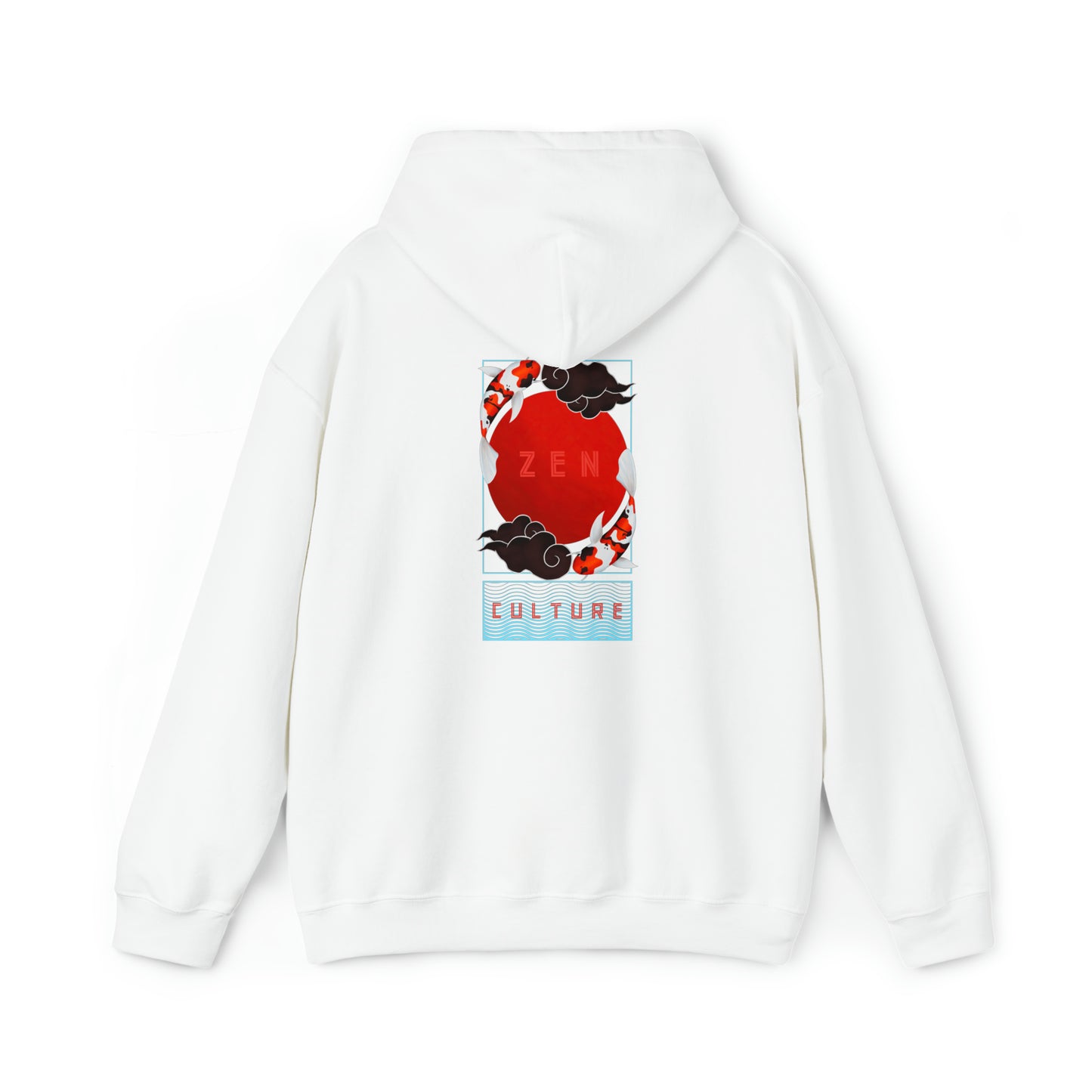 Zen Culture Koi Original Unisex Hooded Sweatshirt