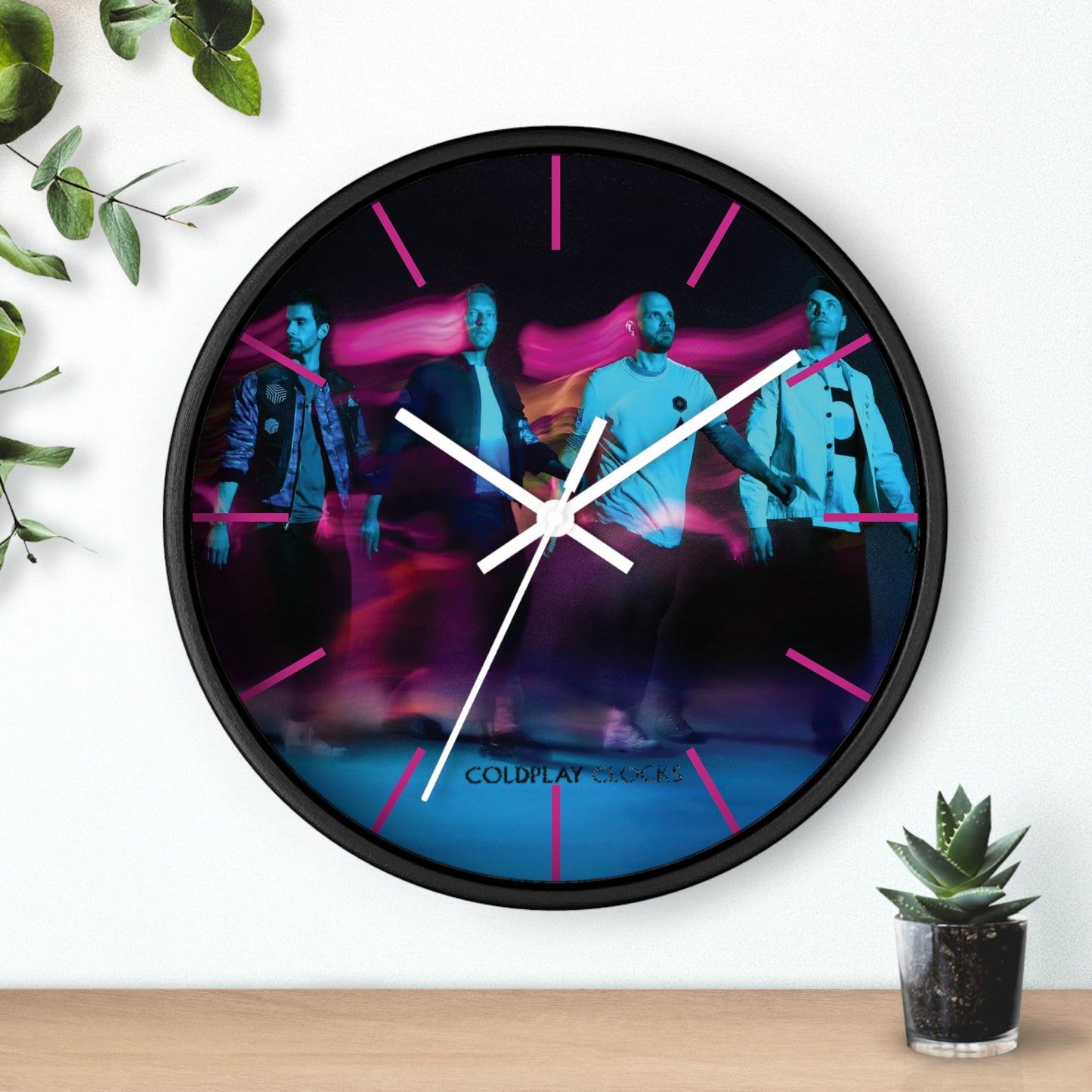 Coldplay band clocks song 2024 Wall Clock