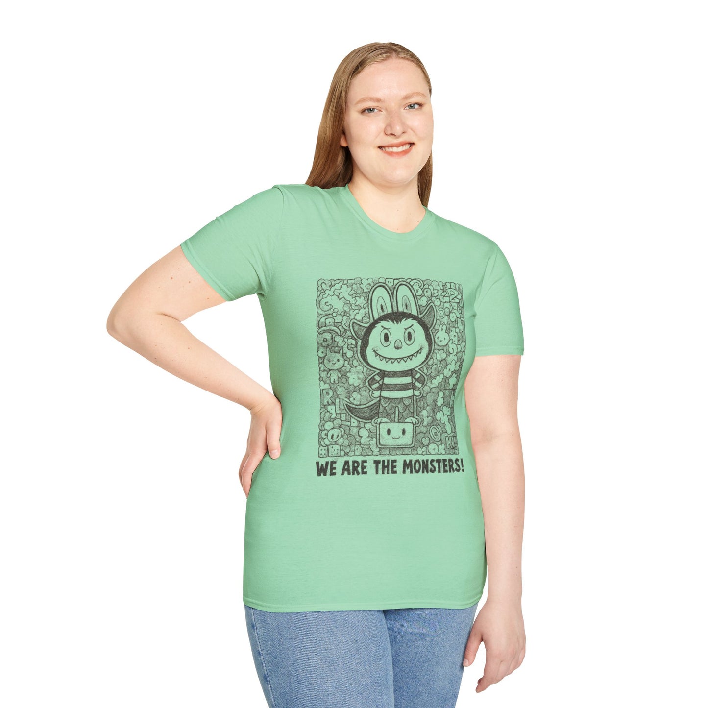 We Are The Monsters! (Sketch Labubu-Inspired) Adult Unisex Shirt