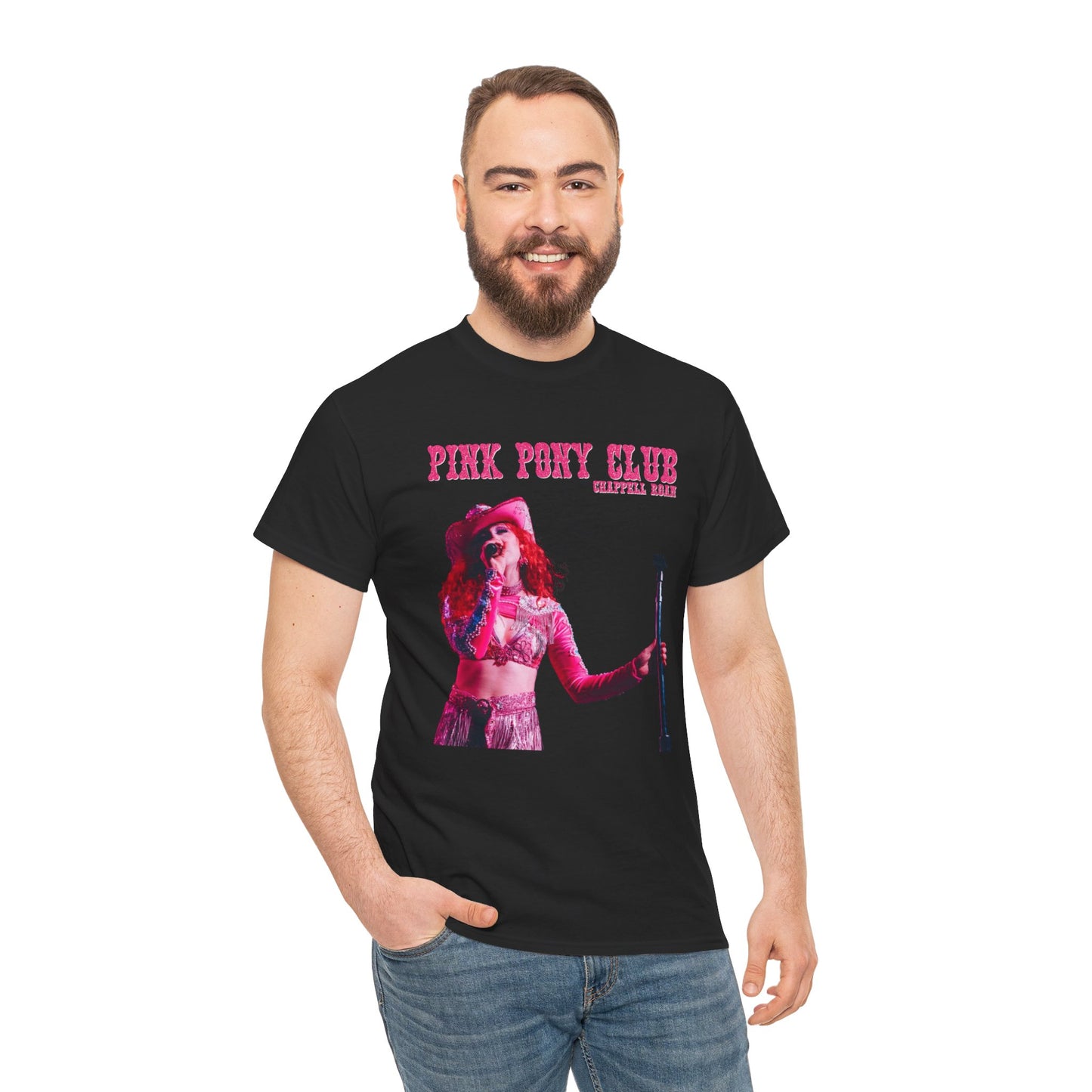 Pink Pony Club (Chappell Roan) Unisex Heavy Cotton Tee