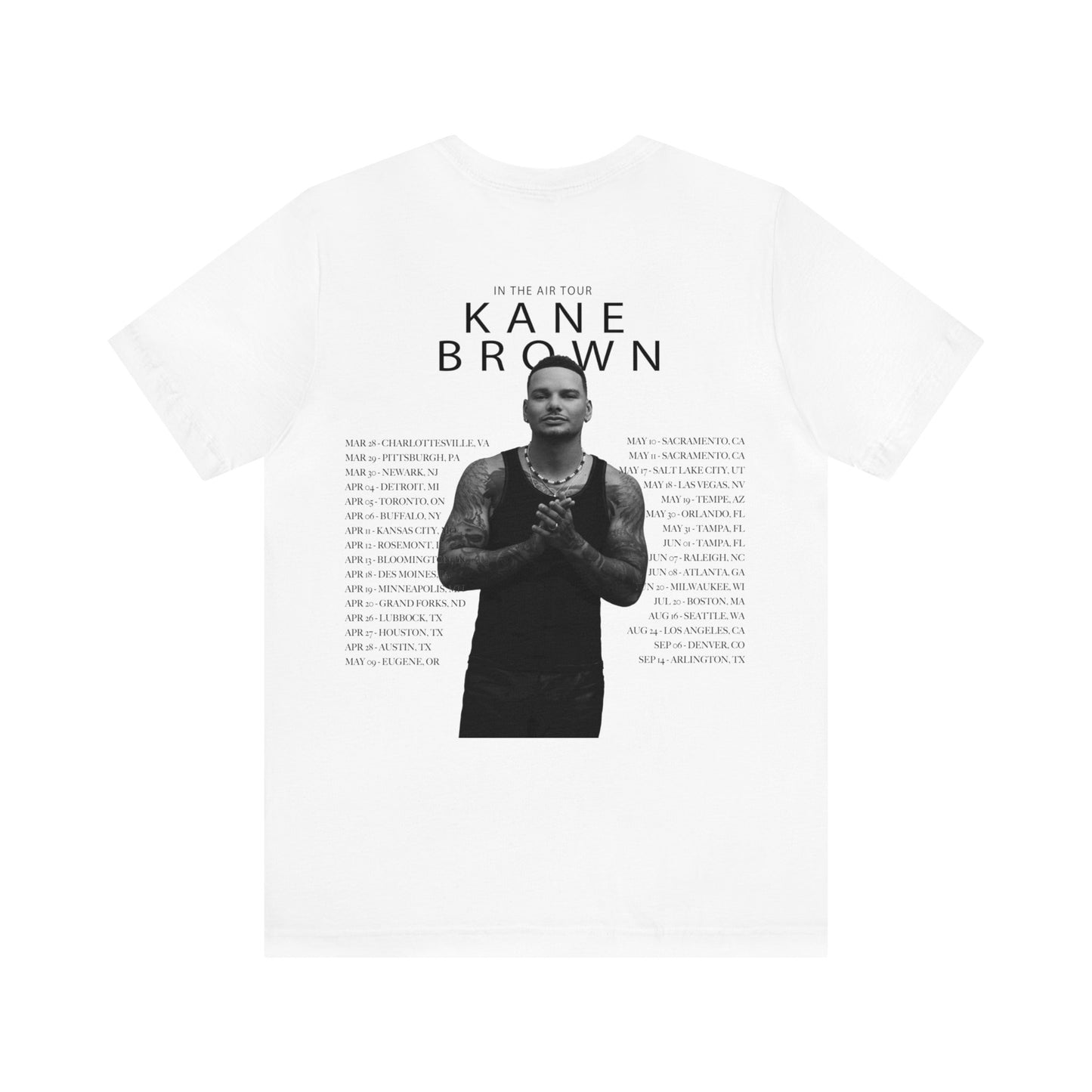 IN THE AIR TOUR (Kane Brown 2024) Shirt