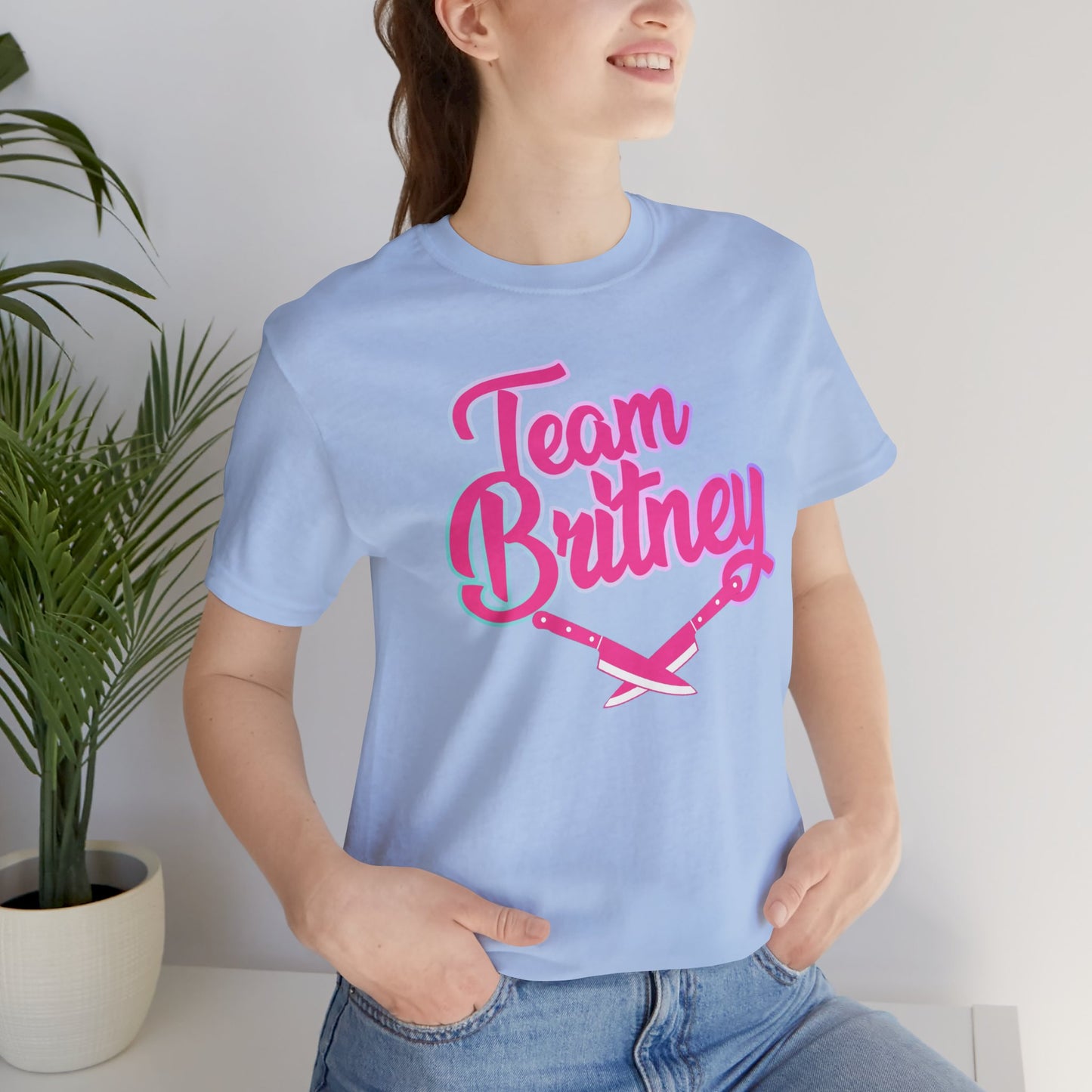 Team Britney (Knives) Unisex Jersey Short Sleeve Tee