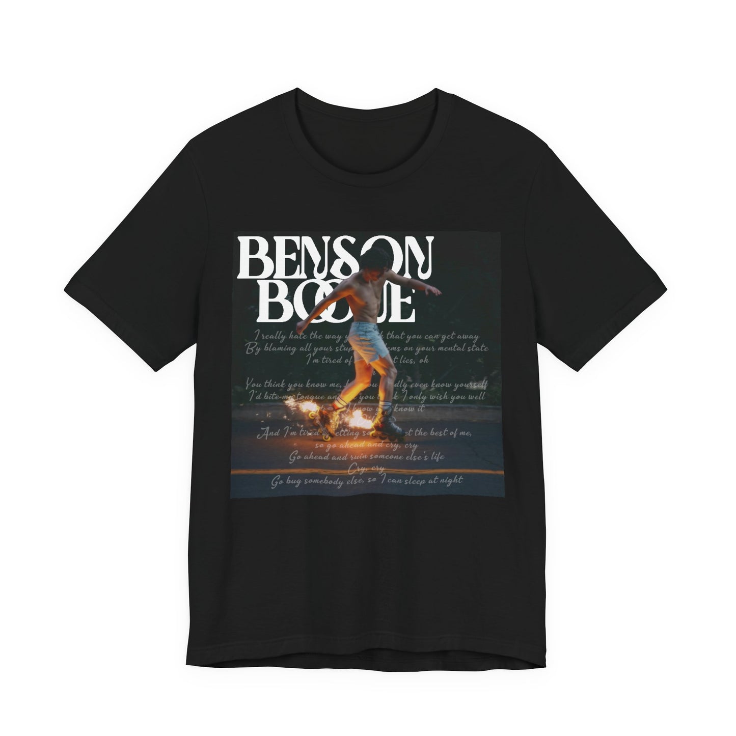 Benson Boone (CRY lyrics 2024 album) Tour Shirt Unisex Shirt