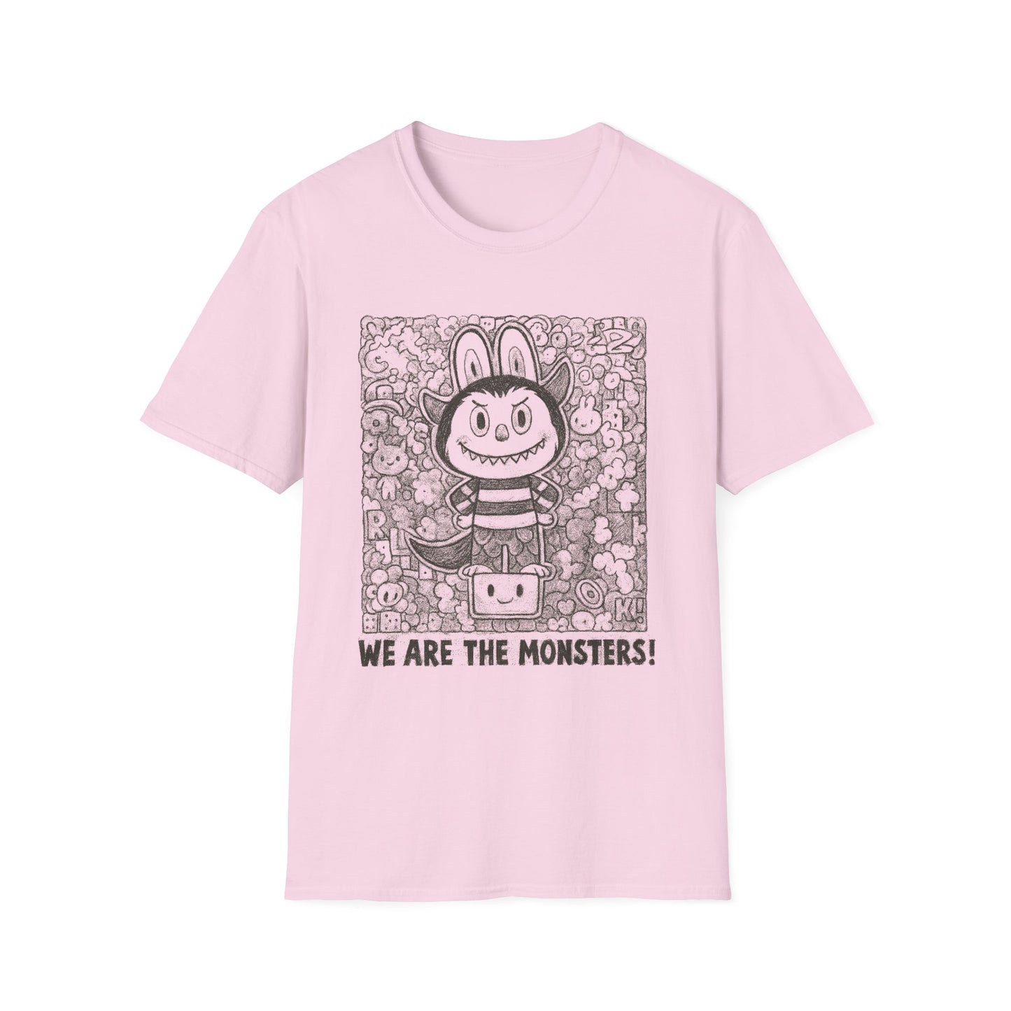 We Are The Monsters! (Sketch Labubu-Inspired) Adult Unisex Shirt