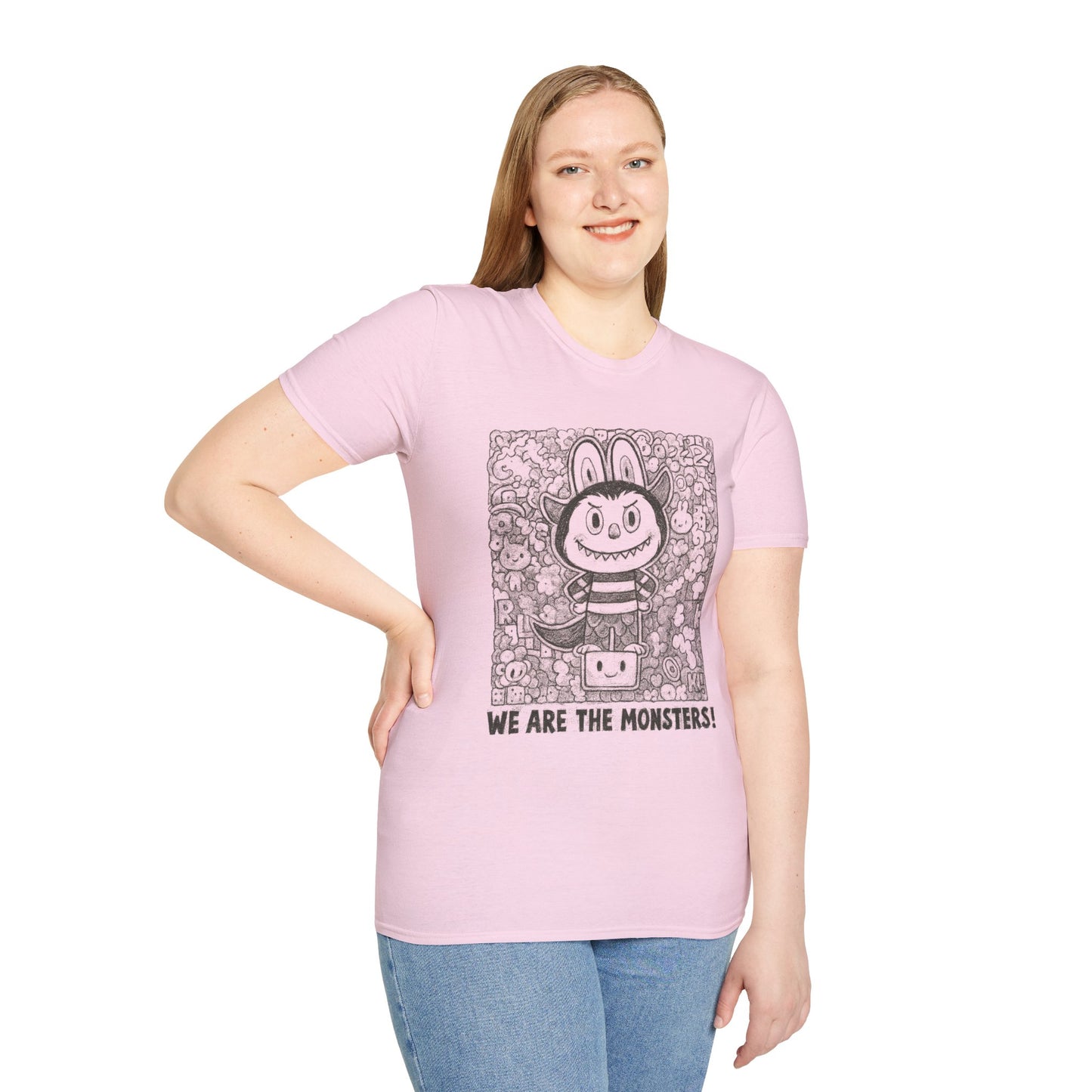 We Are The Monsters! (Sketch Labubu-Inspired) Adult Unisex Shirt