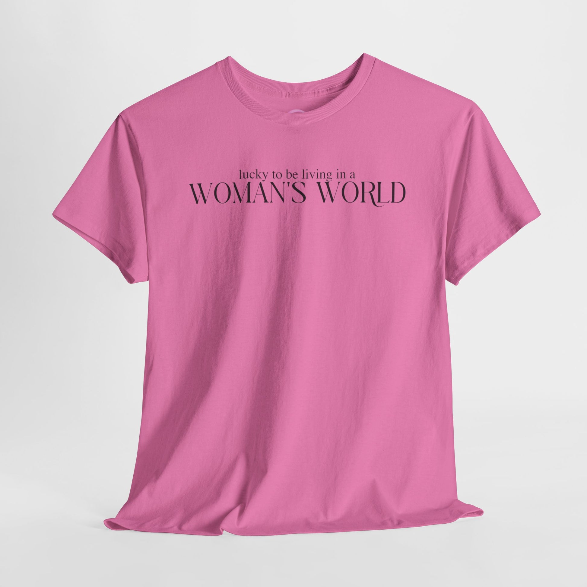 Lucky to be Living in a WOMAN'S WORLD (Katy Perry 2024 New Album Teaser) Inspired Unisex Shirt