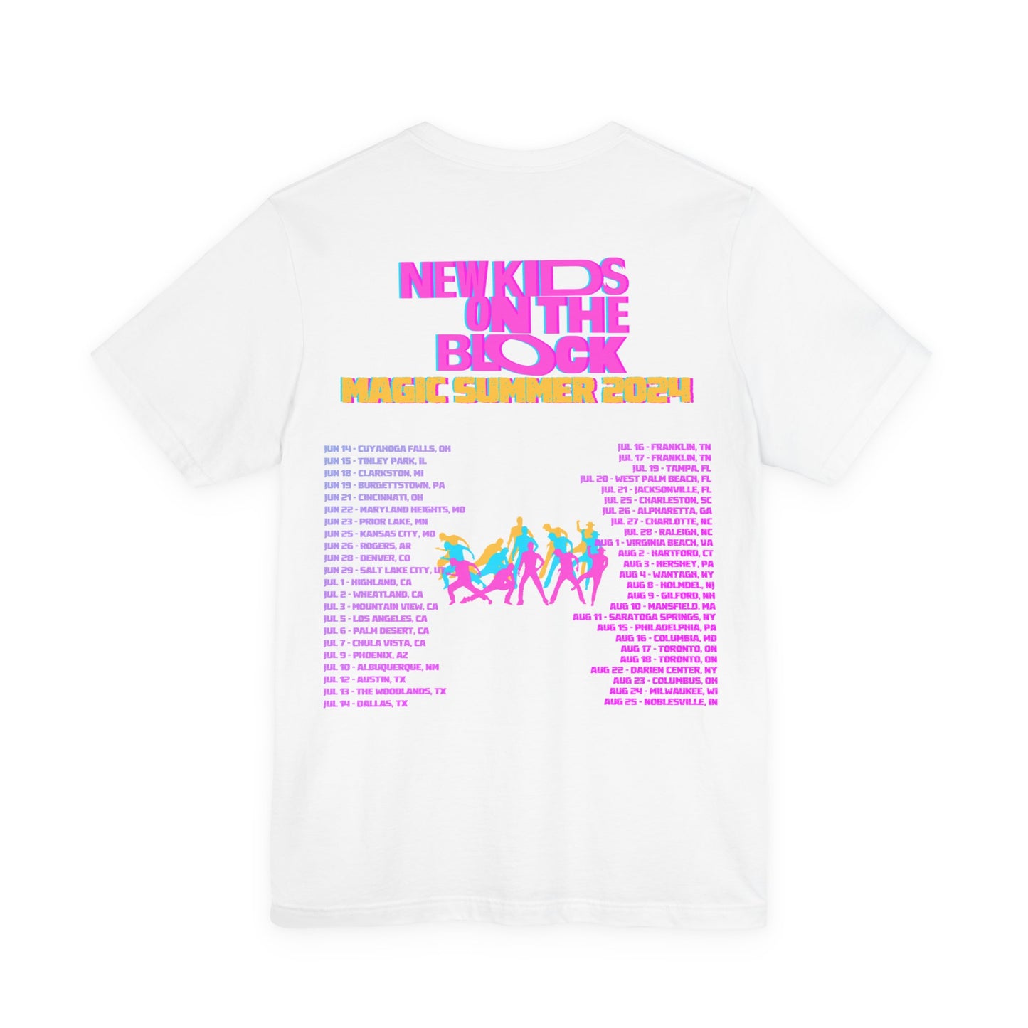 New Kids 2024 Magic Summer TOUR (Double Sided) Unisex Shirt