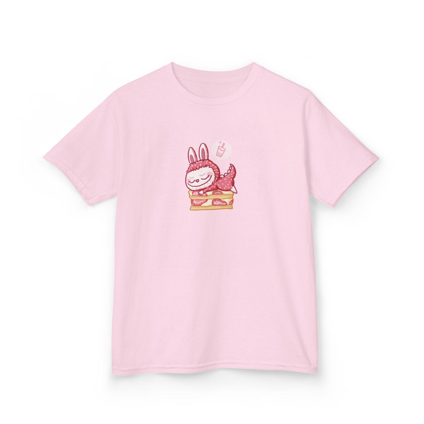 Zimomo (Labubu) X Bubble Tea! Popmart Kids Unisex Shirt