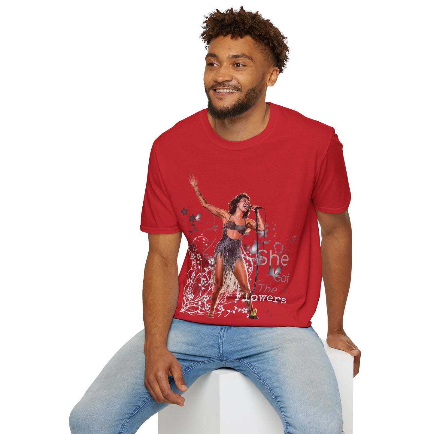 Miley Cyrus Flowers Grammy 2024 Unisex Softstyle T-Shirt