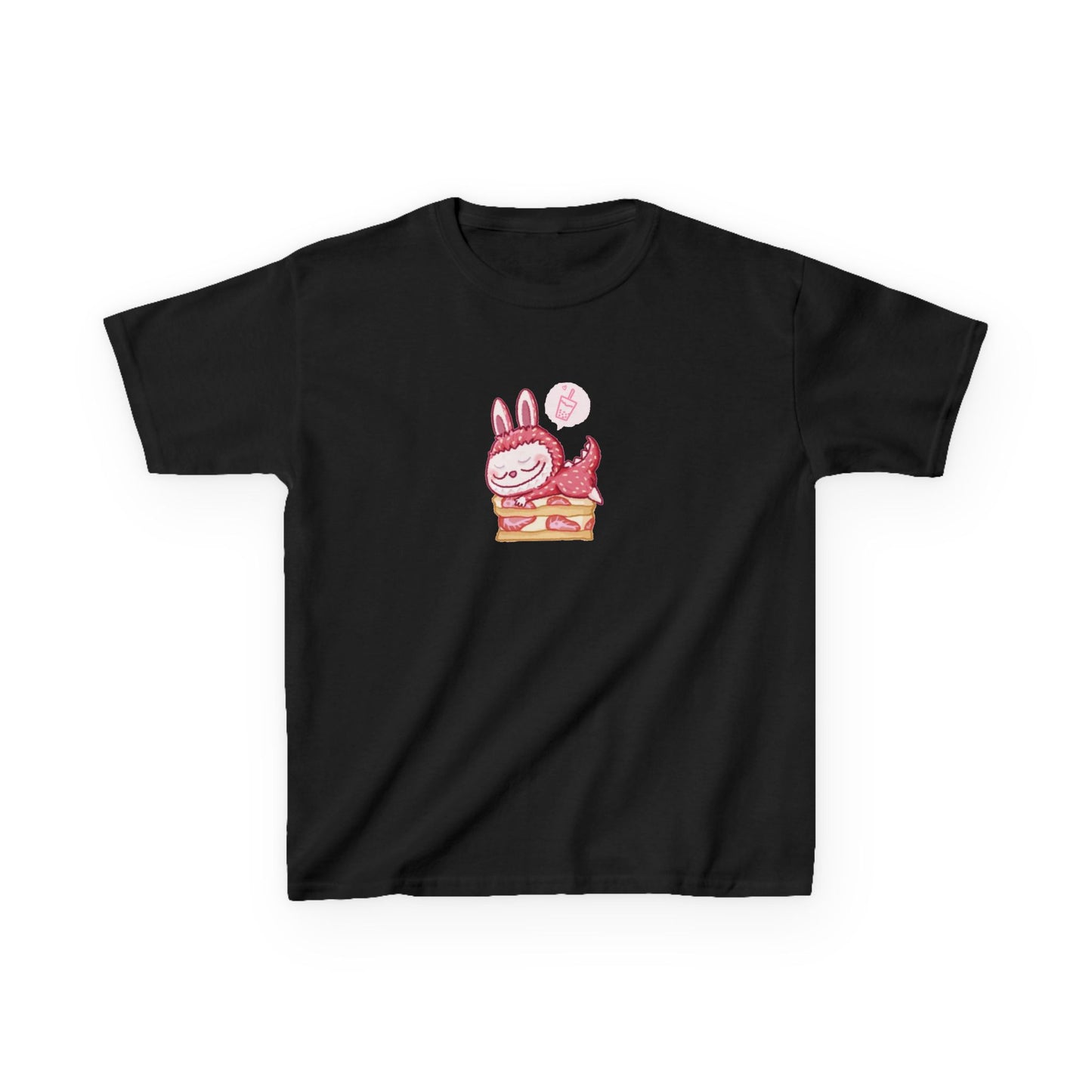 Zimomo (Labubu) X Bubble Tea! Popmart Kids Unisex Shirt