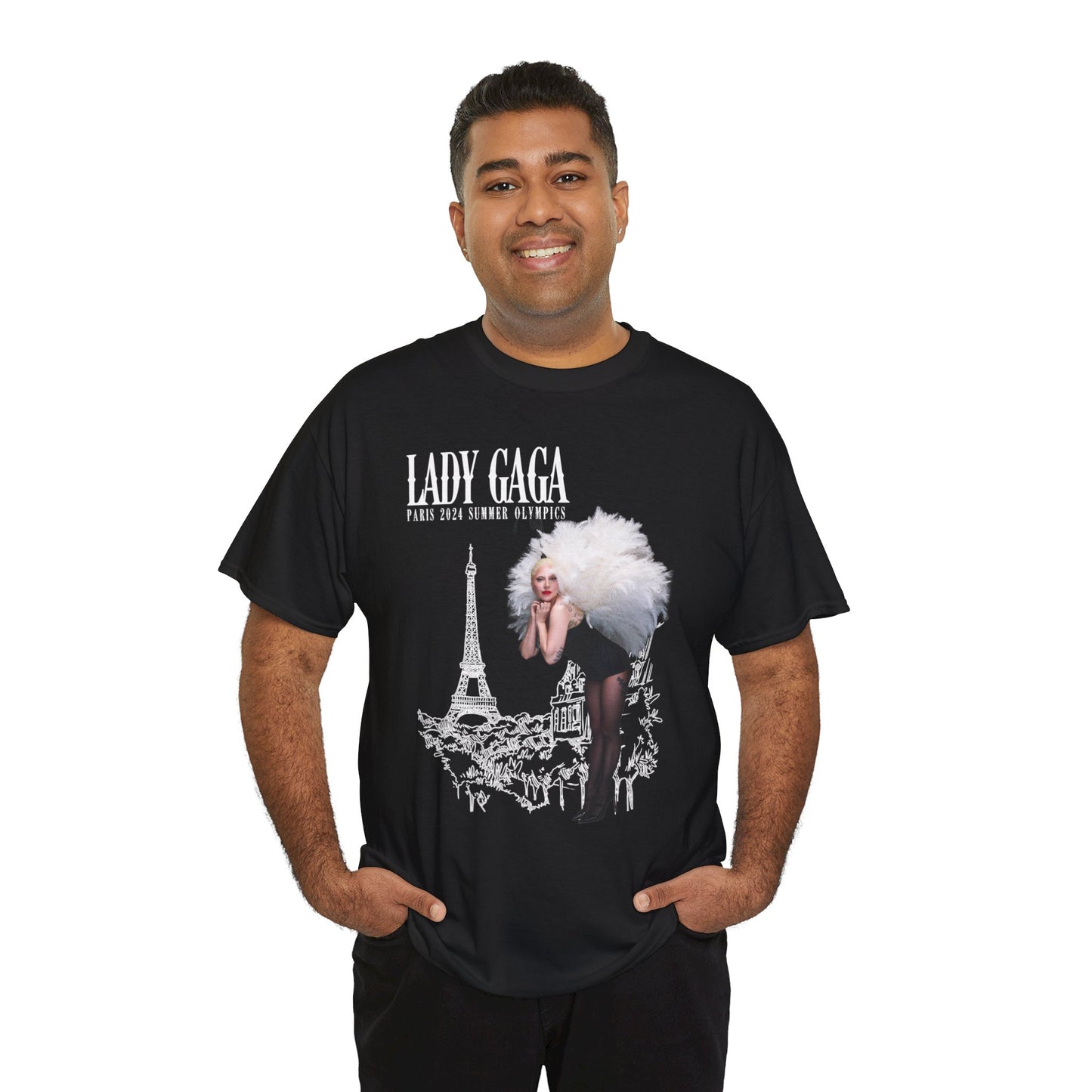 Lady Gaga 2024 Summer Olympics in Paris Unisex Shirt moulin rogue europe cancan