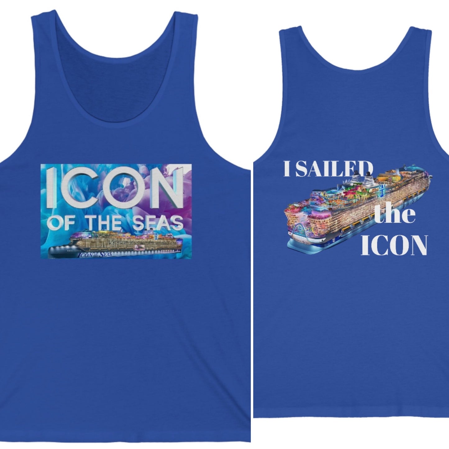 Icon of the Seas Royal Caribbean cruise Unisex Jersey Tanktop