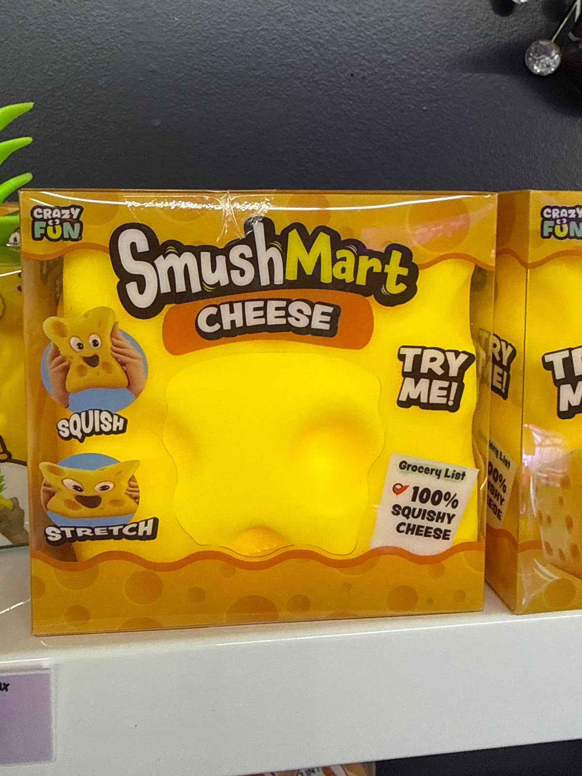 Cheese squishy Orlando central Florida squish rate funny sensory
