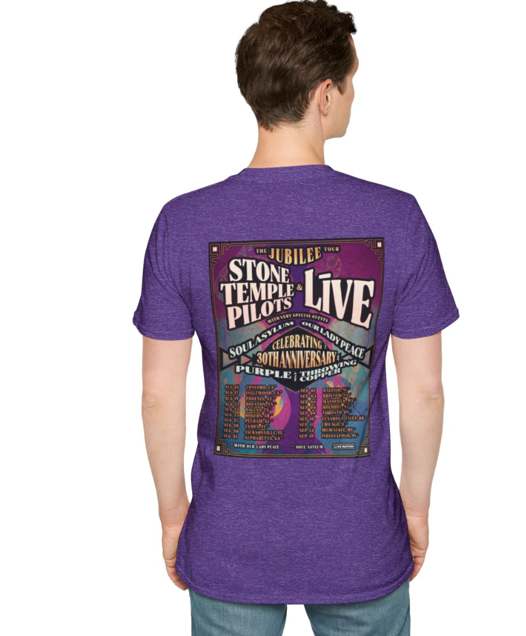 Jubilee Tour Stone Temple Pilots Live 2024 Unisex Softstyle T-Shirt