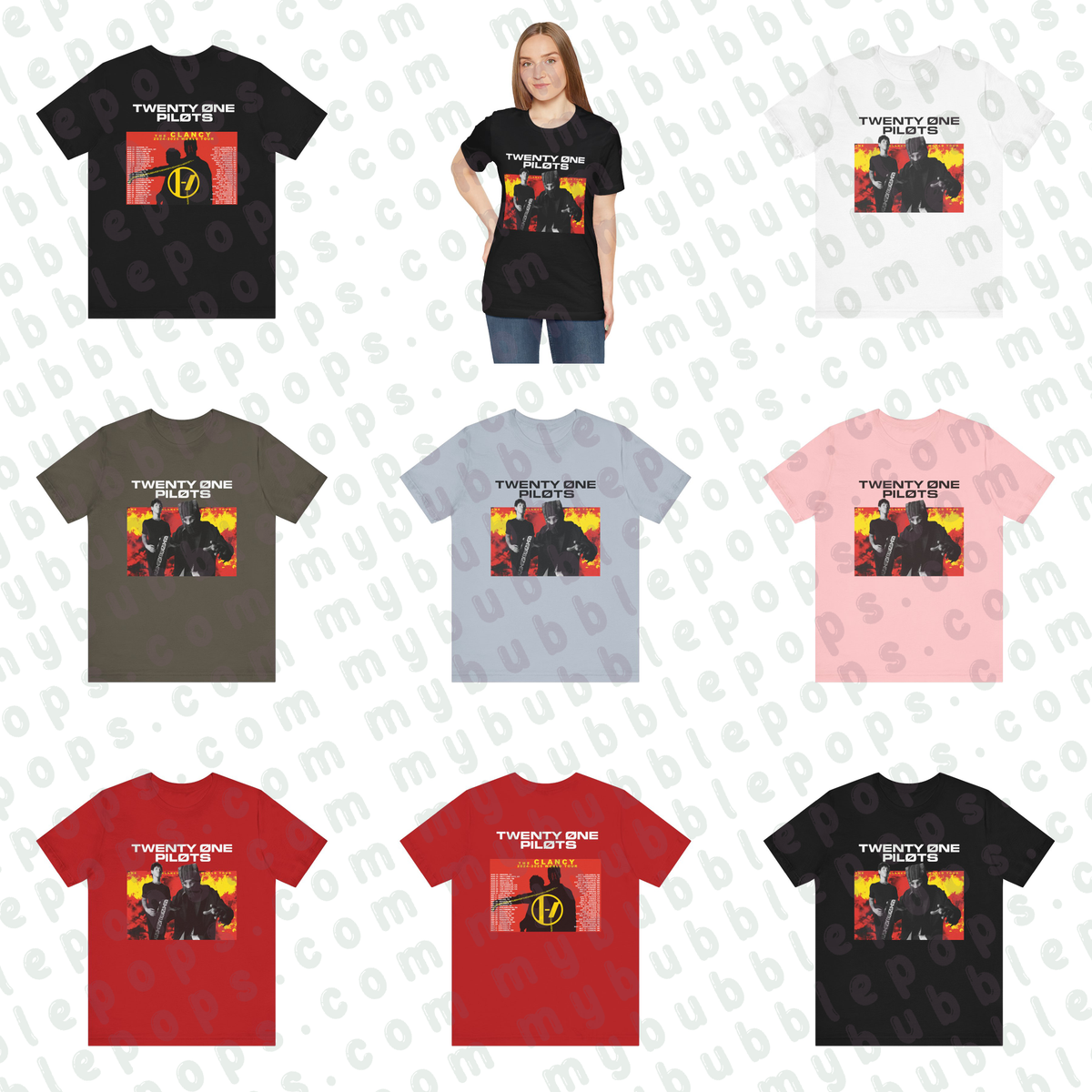 Clancy Colors Twenty One Pilots - The CLANCY 2024-2025 World Tour Unisex Shirt ...